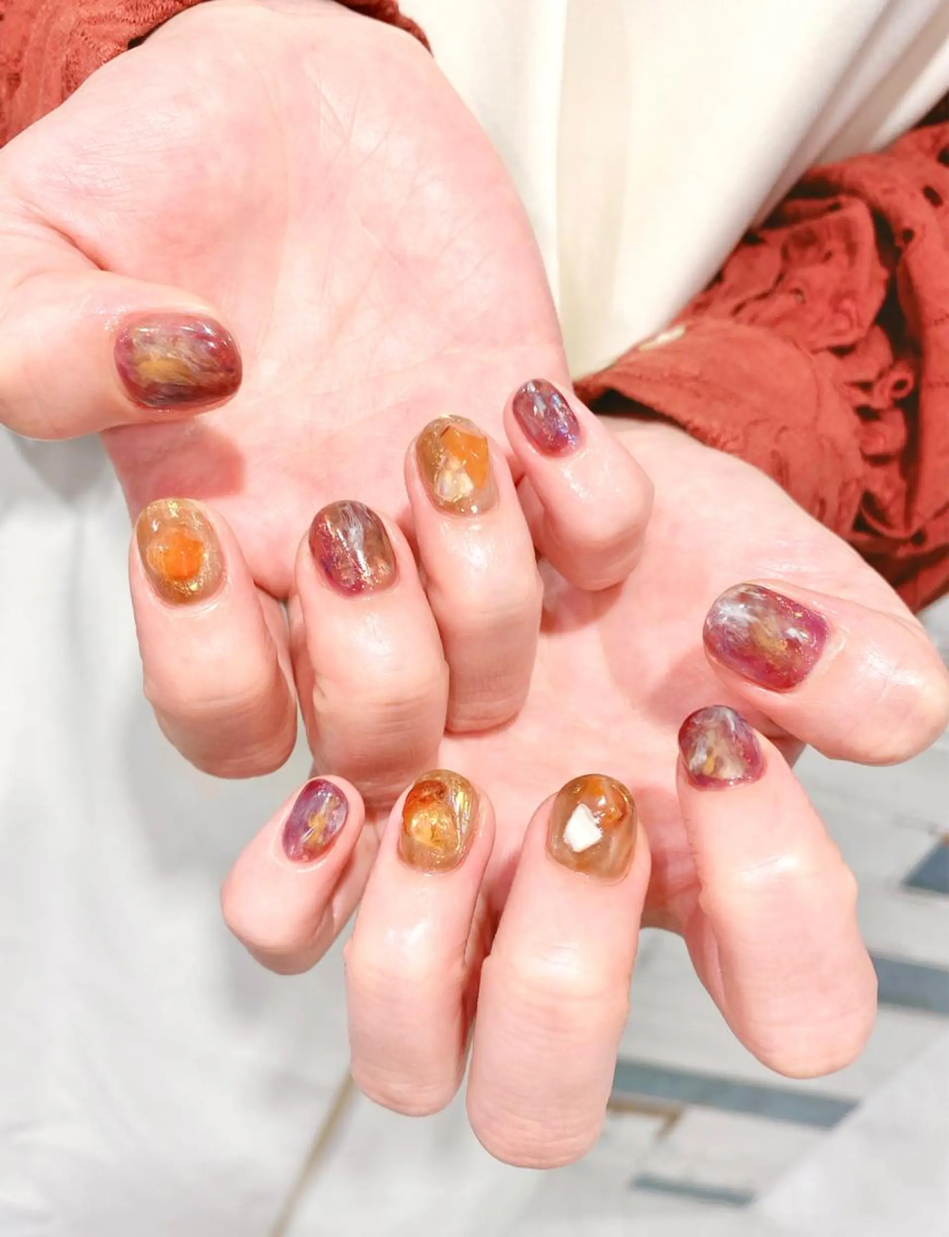 ネイル ニュアンスネイル ハンドネイル フジタ エリカのネイルデザイン