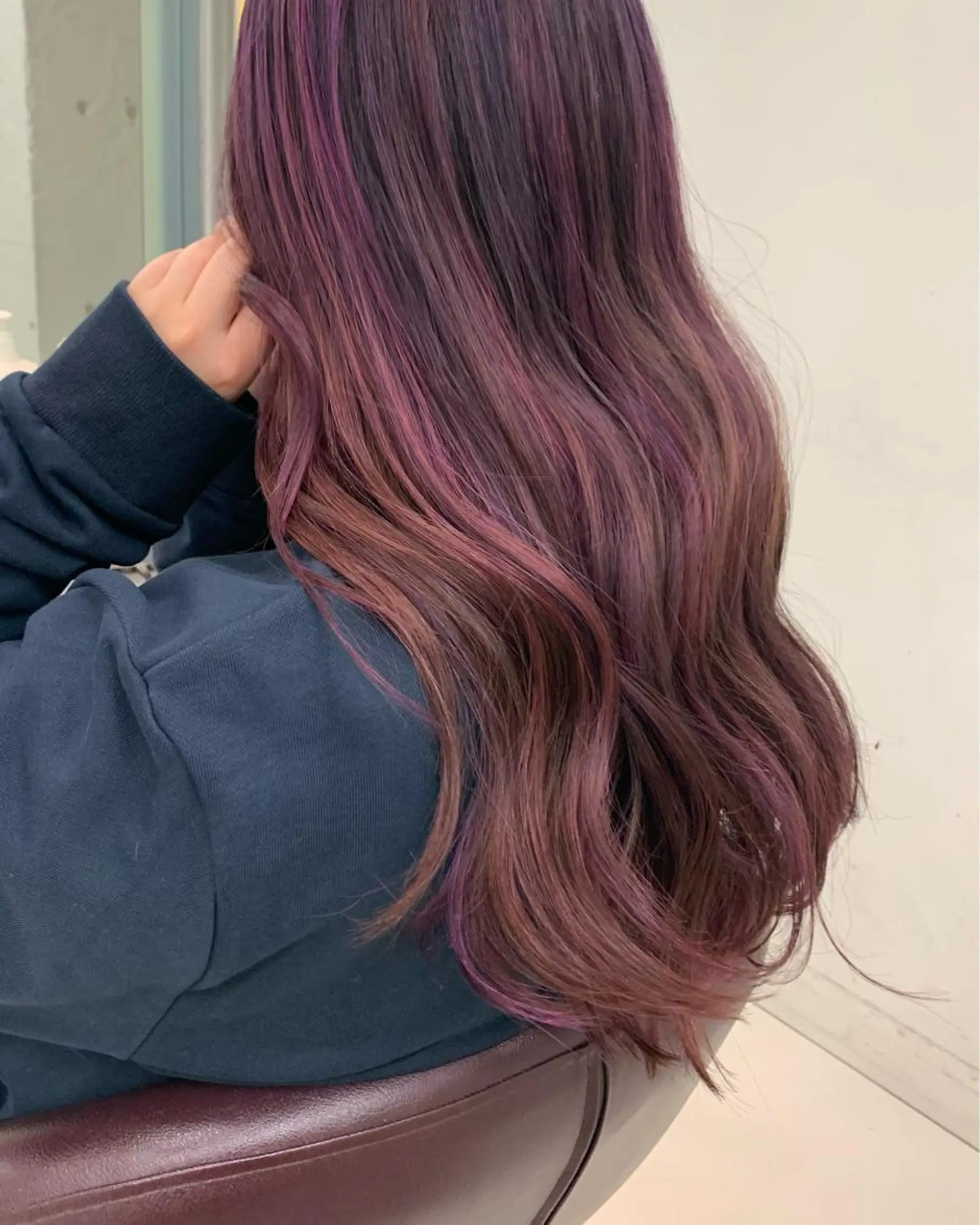 セミロング カラー パーマ ヘアアレンジ メンズ 原宿パーマ kazuのヘアスタイル