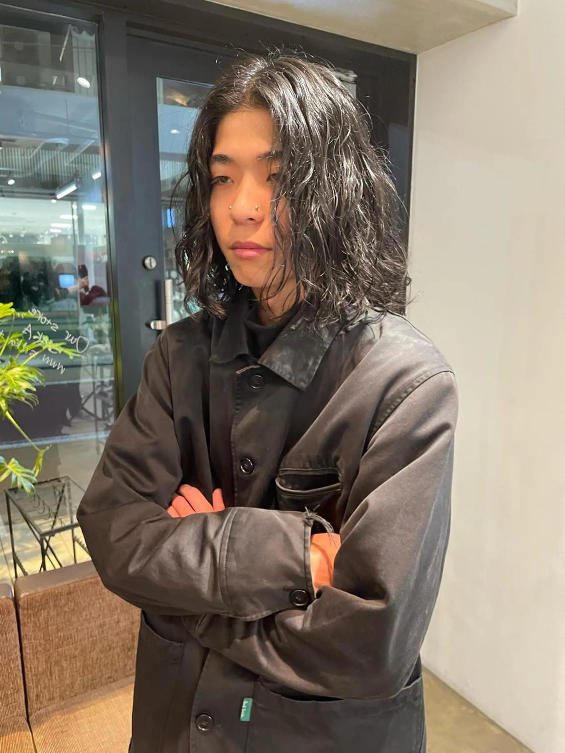 パーマ メンズ gugu　siika所属・🫧透明感ナチュラル ／natsuのヘアスタイル