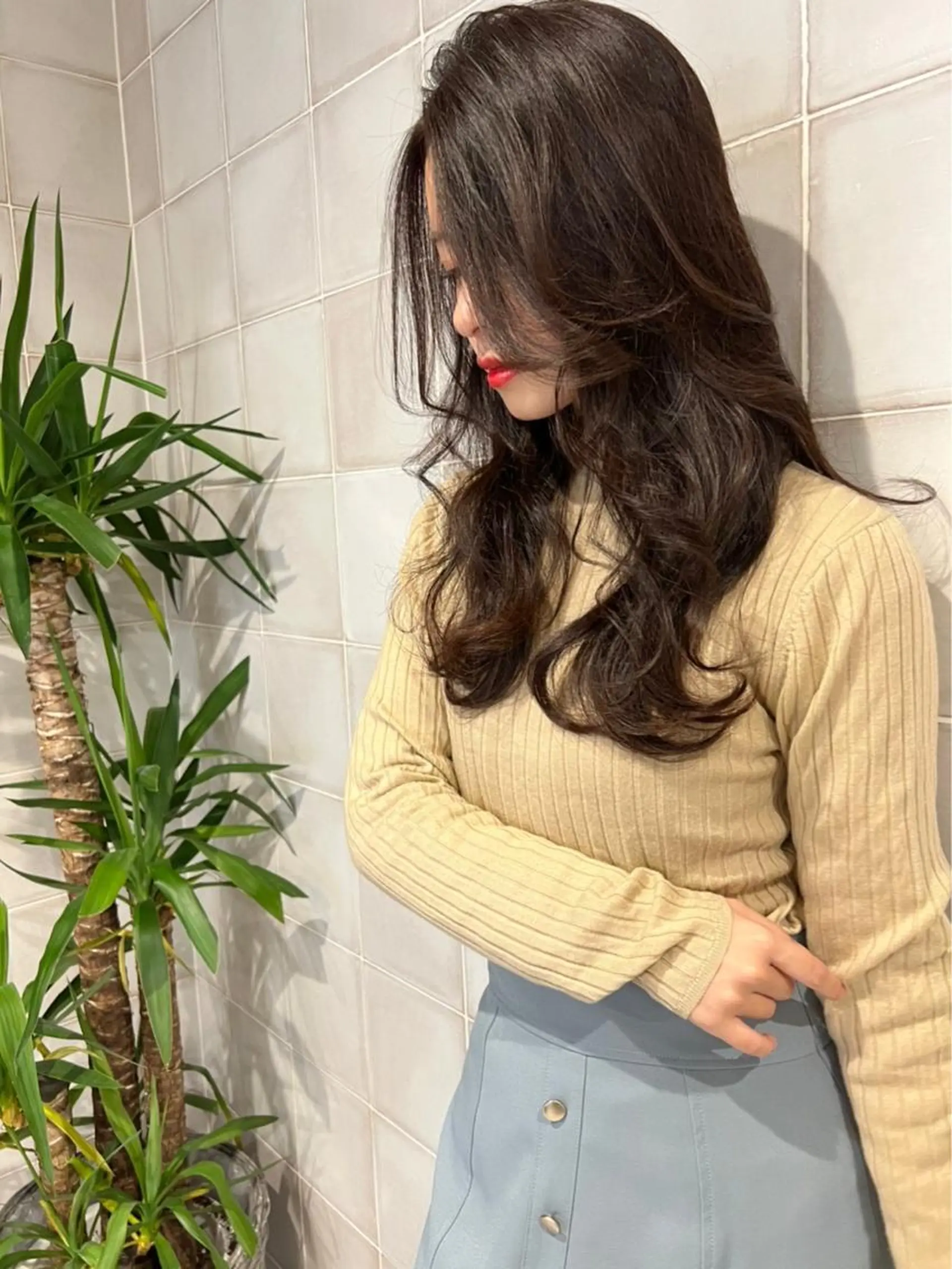 ロング カット トリートメント 横手 愛美のヘアスタイル