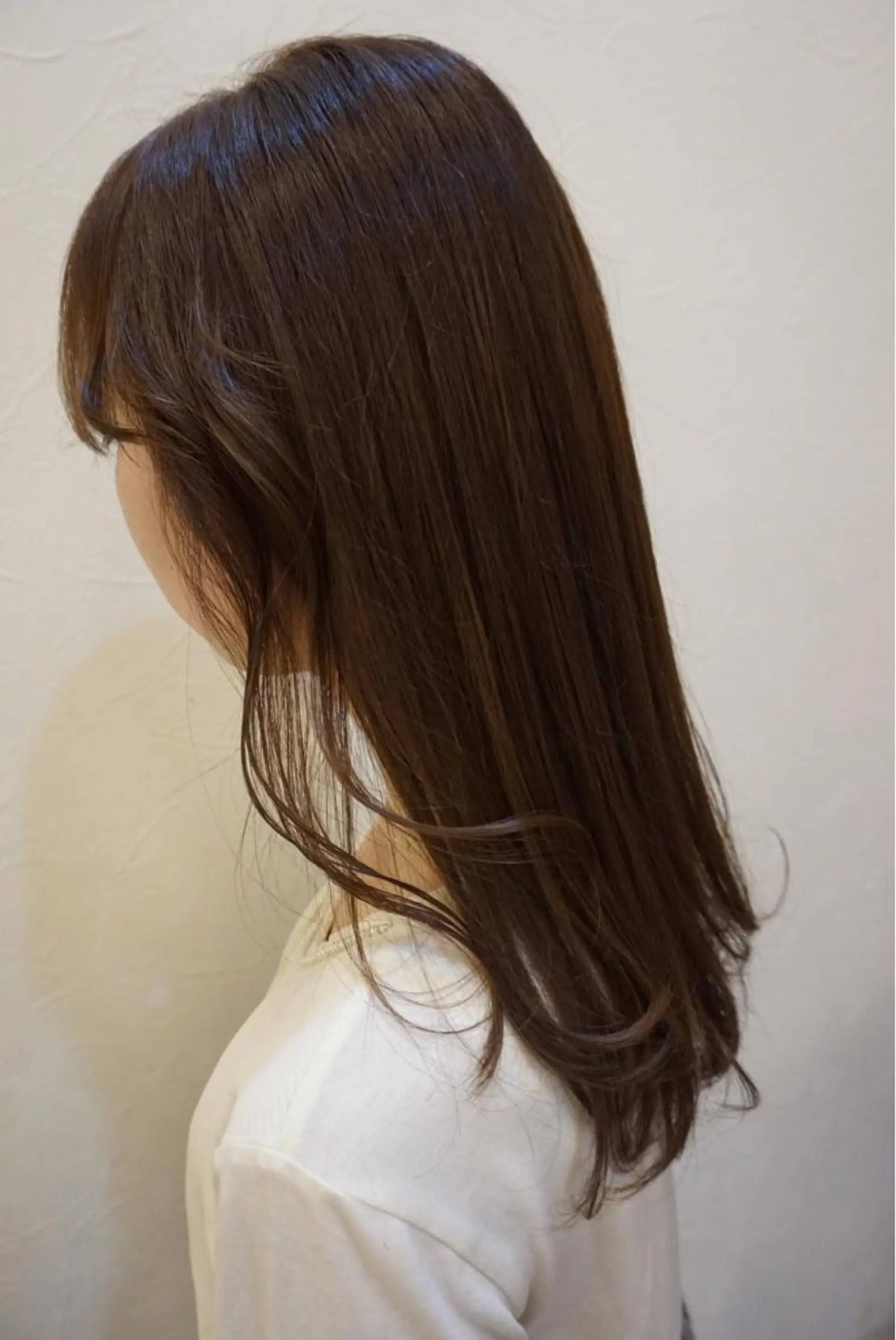 セミロング カラー ヘアアレンジ アッシュ ベージュカラー SHANTi 飯塚 ヘアセット/髪質改善のヘアスタイル