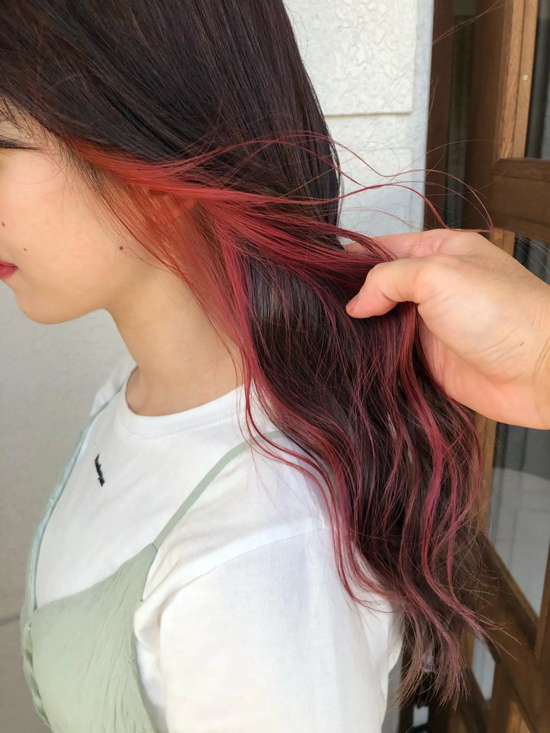 ロング カラー ヘアカラー レイヤーカット匠 イソザキノリユキのヘアスタイル