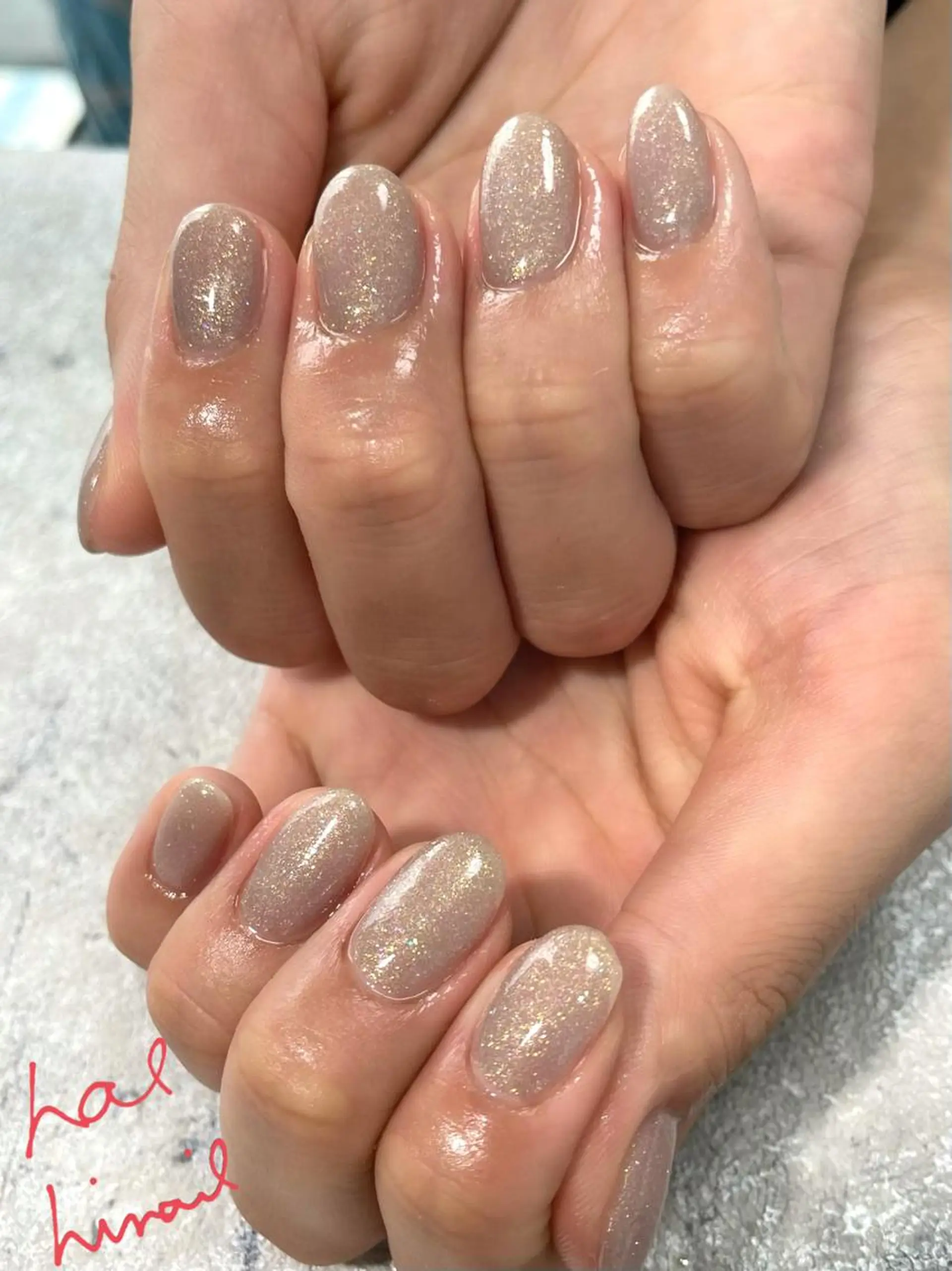 ネイル ワンカラーネイル はるひな ねいるのネイルデザイン