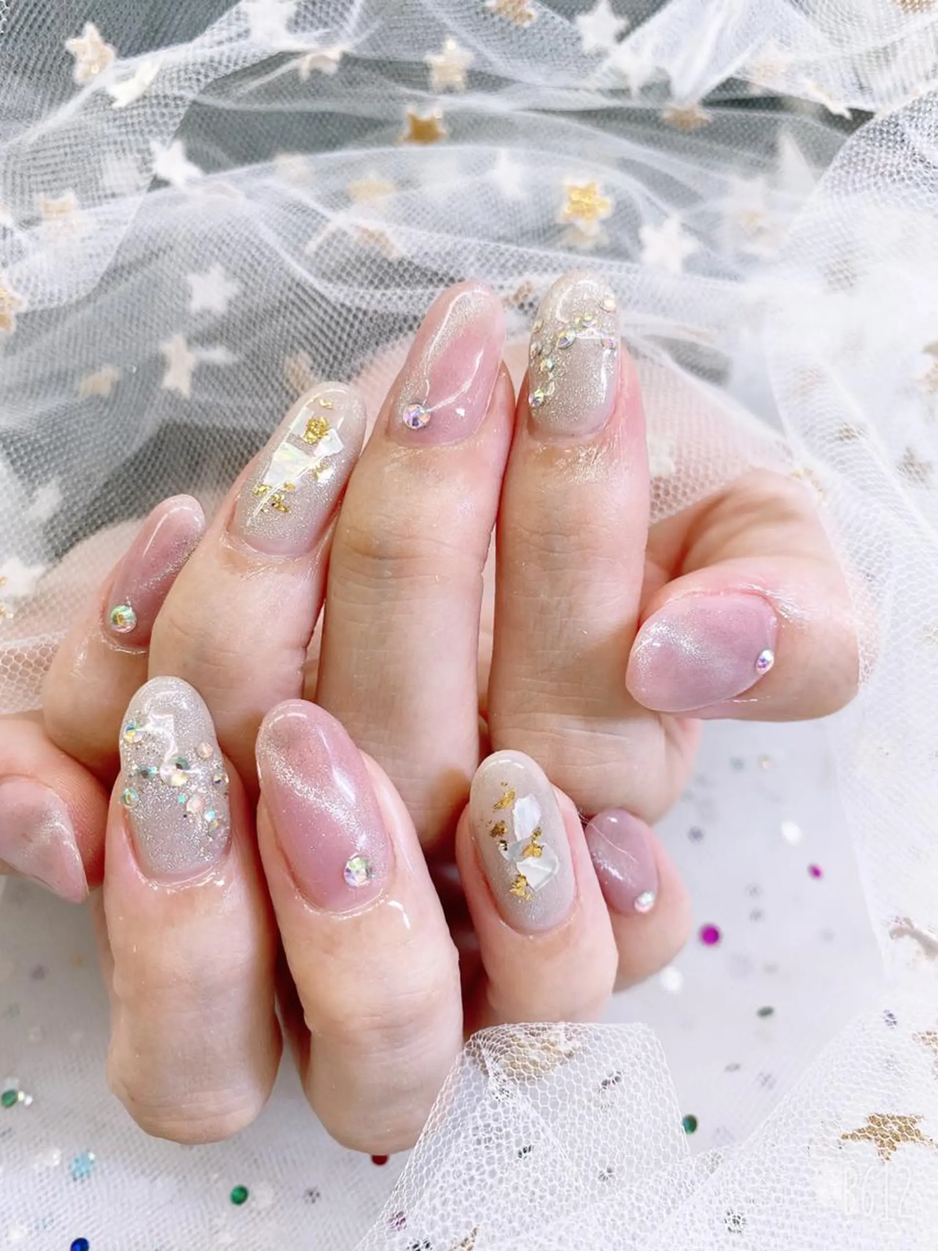 ネイル 🦋ネイルサロン ブラン🌈ゆりのネイルデザイン