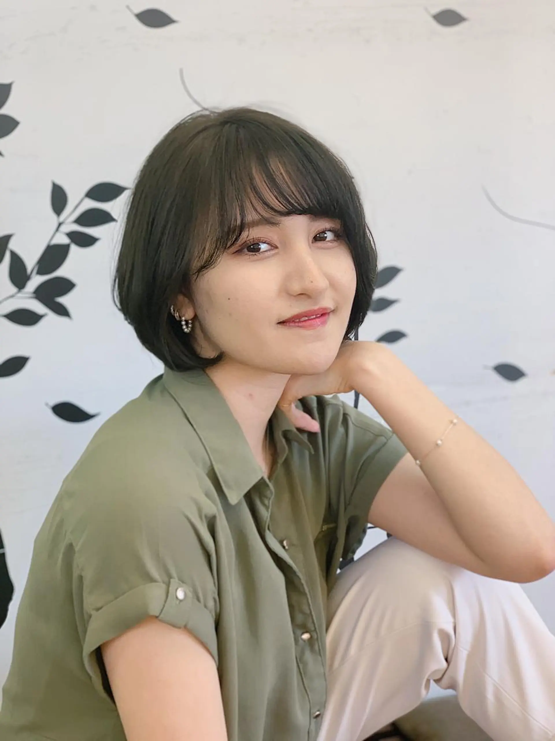 ショート カラー カット ハットリ /北習志野のヘアスタイル