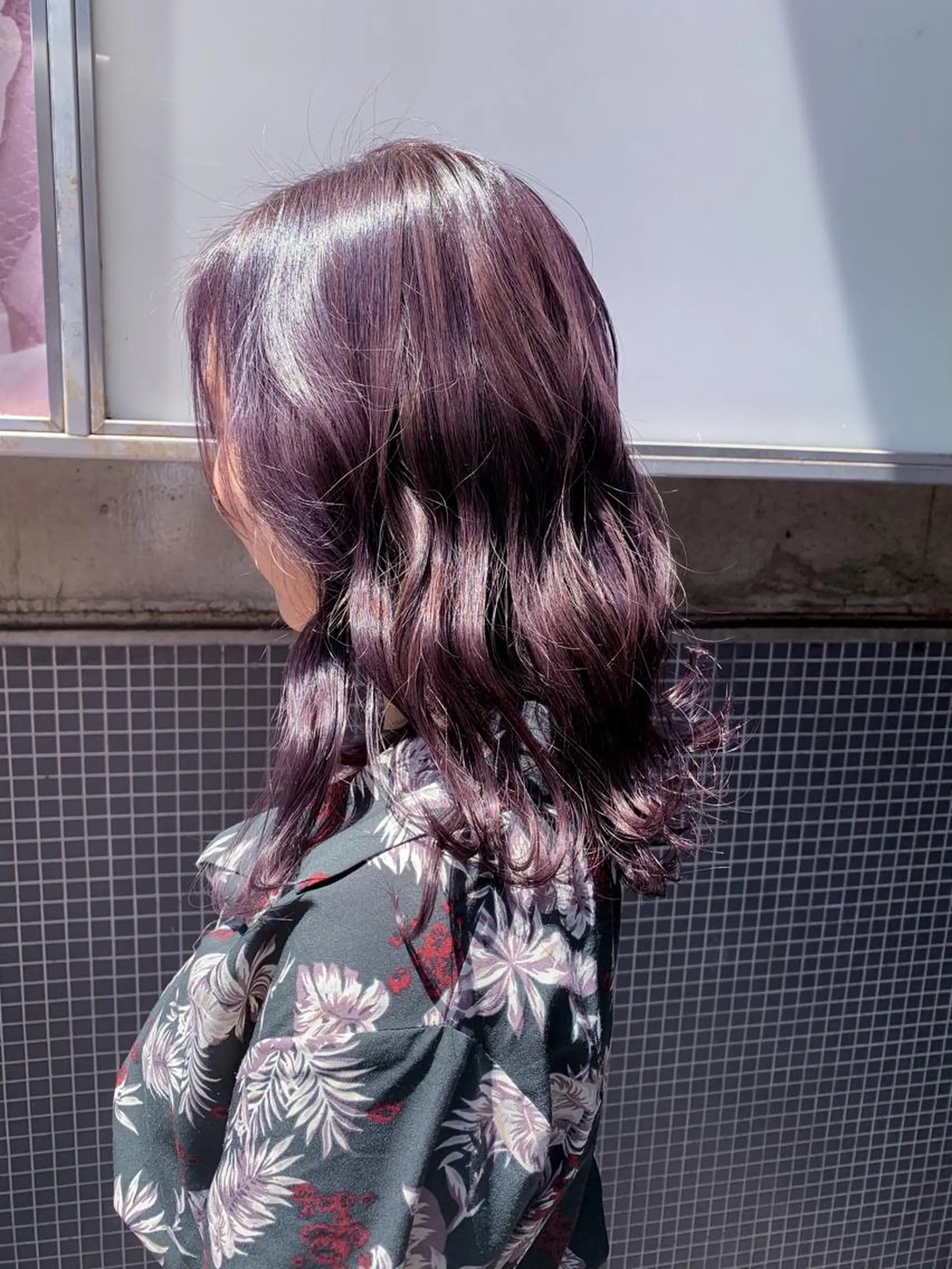 セミロング カラー 縮毛矯正/髪質改善 /韓国風　山川春輝のヘアスタイル