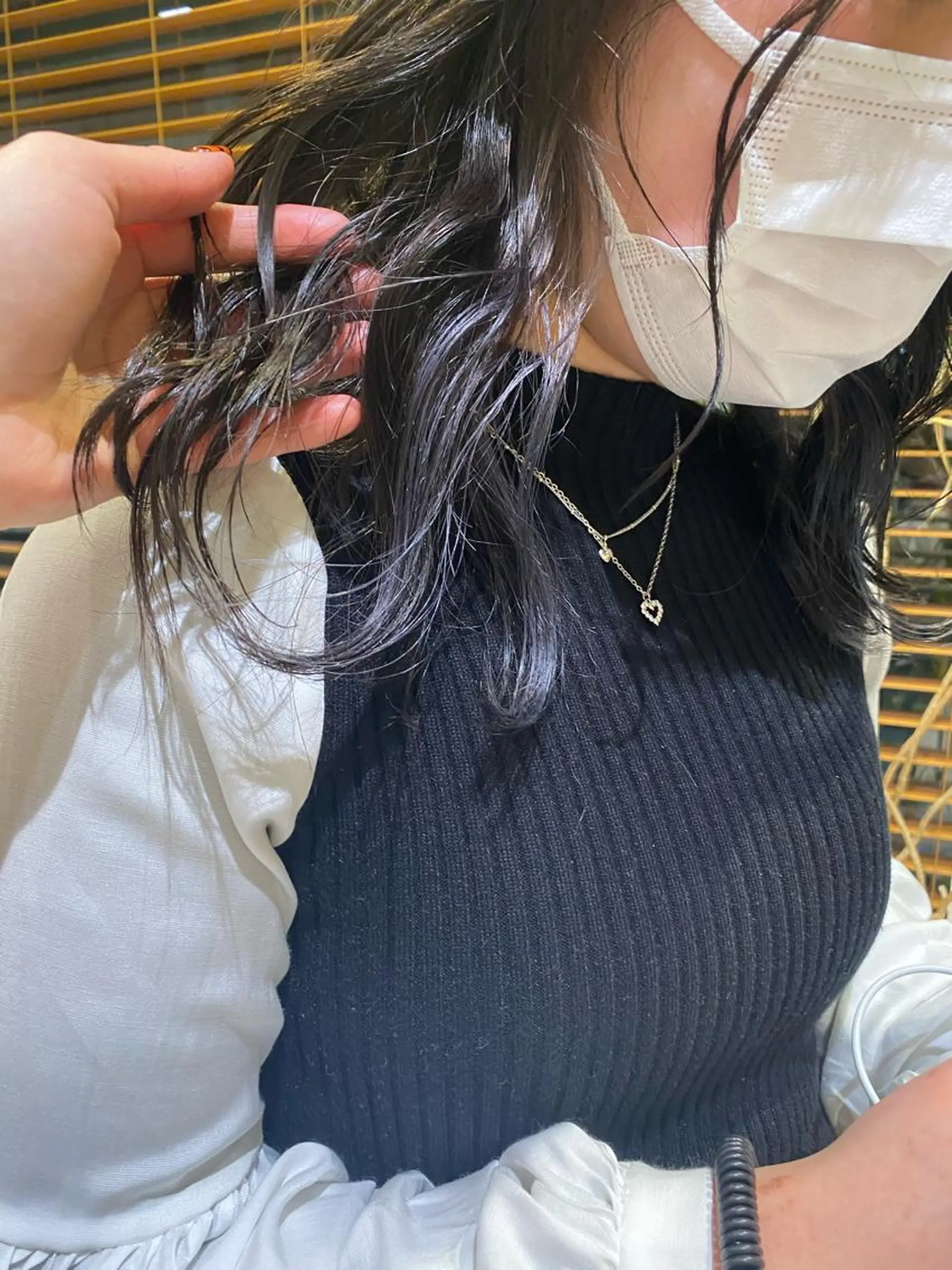 セミロング カラー ヘアアレンジ ヘアカラー トリートメント ヘッドスパ パーマ指名No1 /namiのヘアスタイル