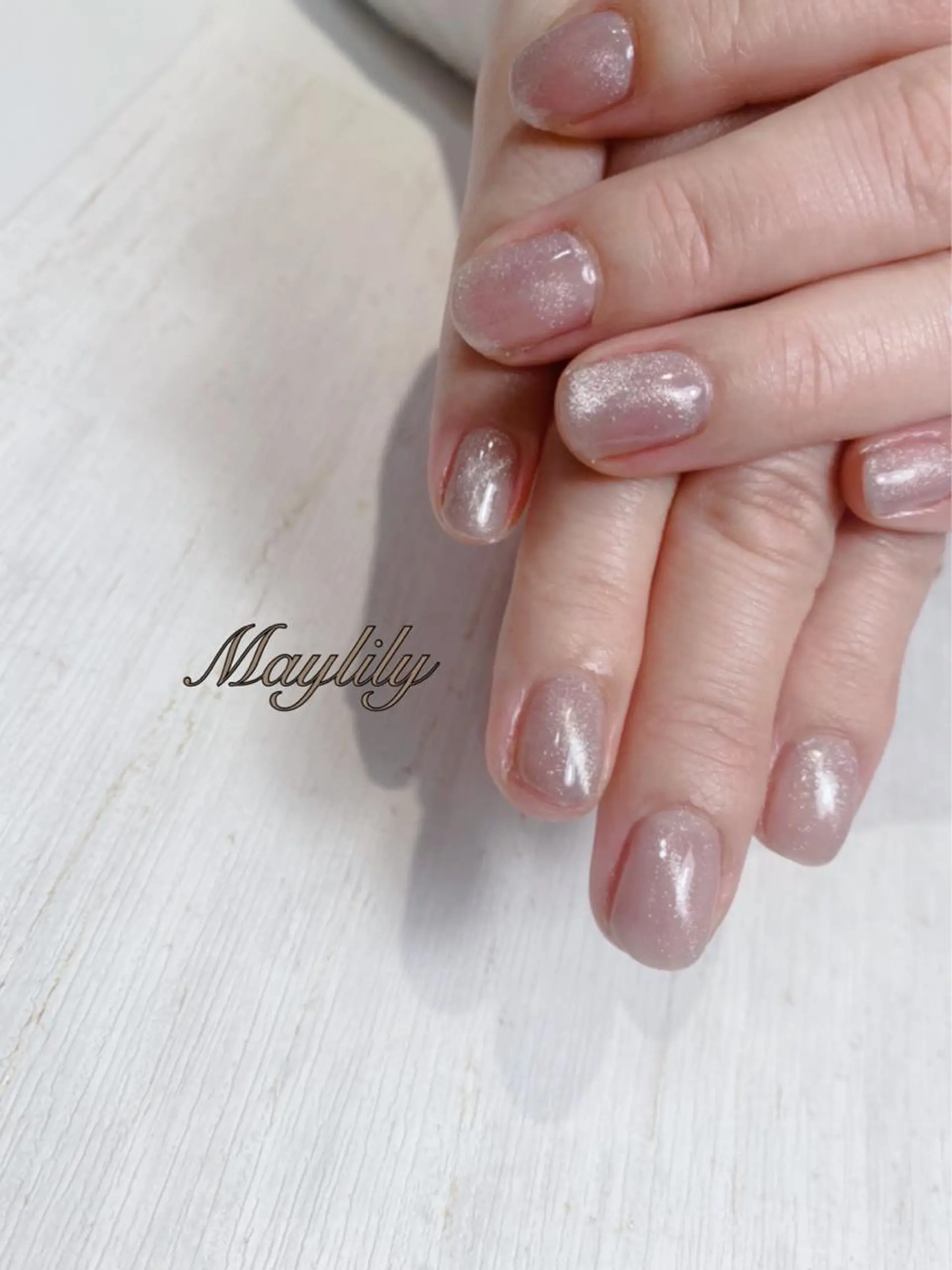 ネイル 持ち込み ハンドネイル Nail care salon Maylily所属・Nail salon Maylilyのネイルデザイン