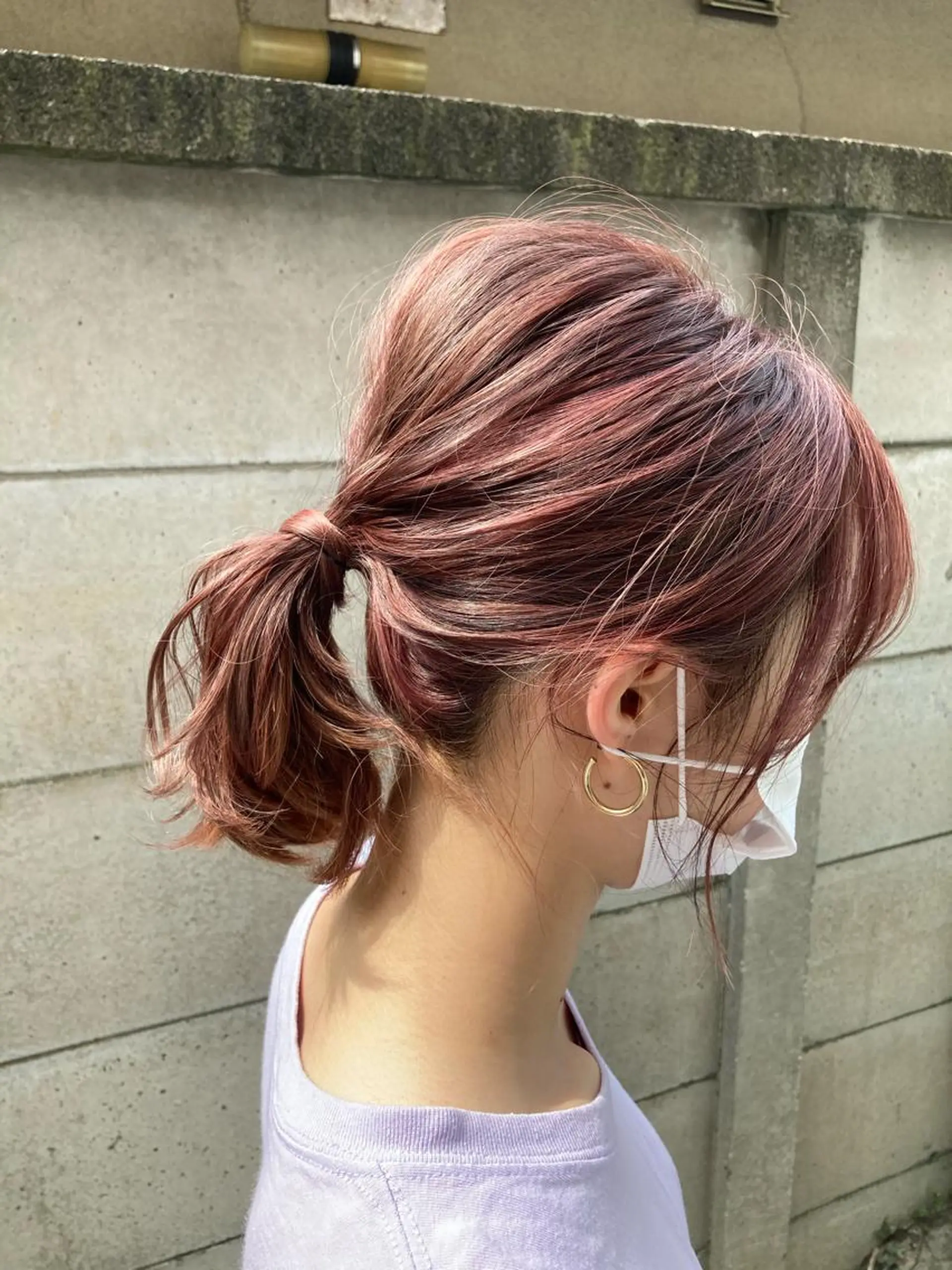 ショート ヘアカラー 永井 大希のヘアスタイル