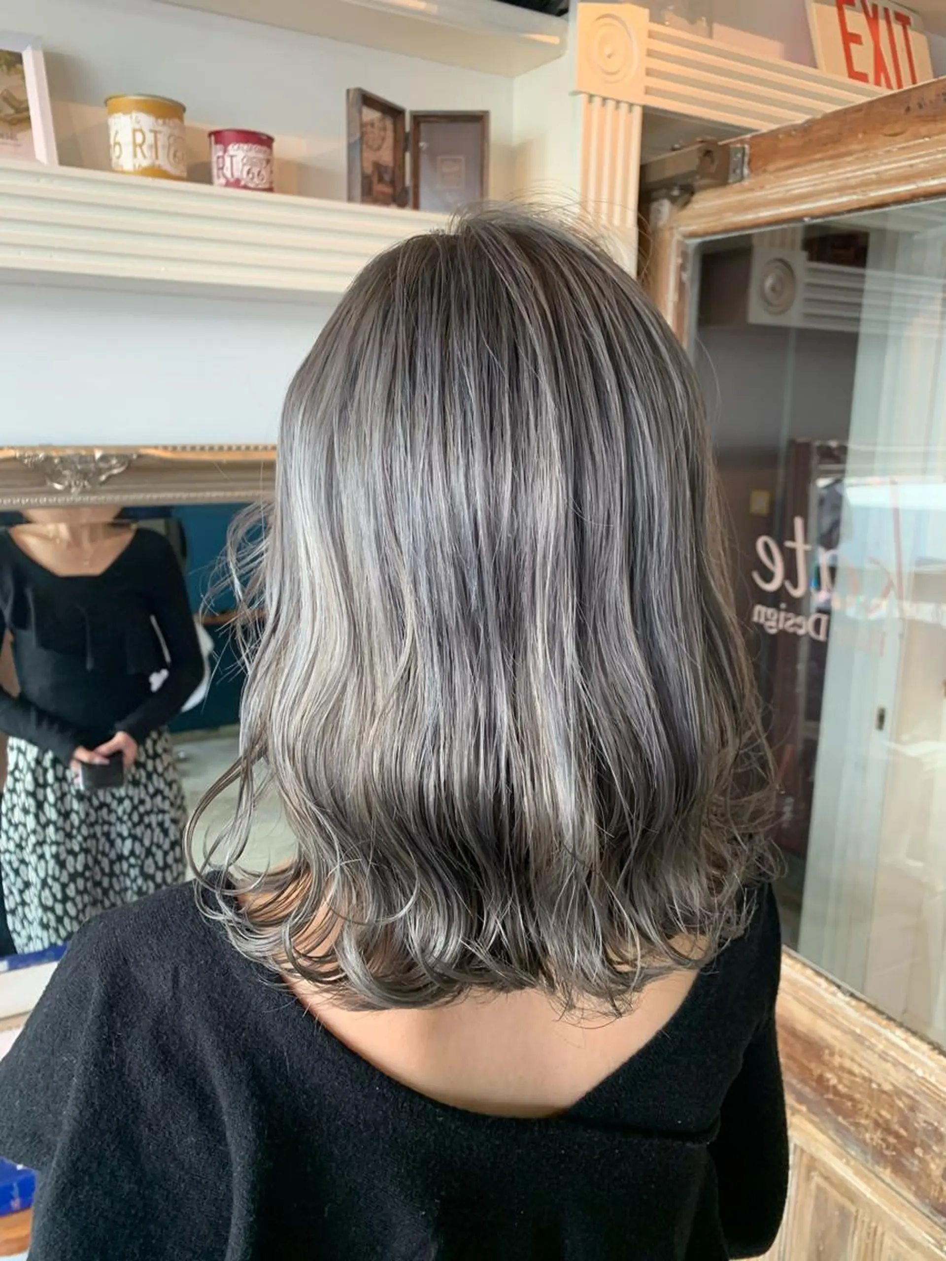 ミディアム ヘアカラー トリートメント ヘッドスパ ヘアセット 大宮/山口 竣也のヘアスタイル