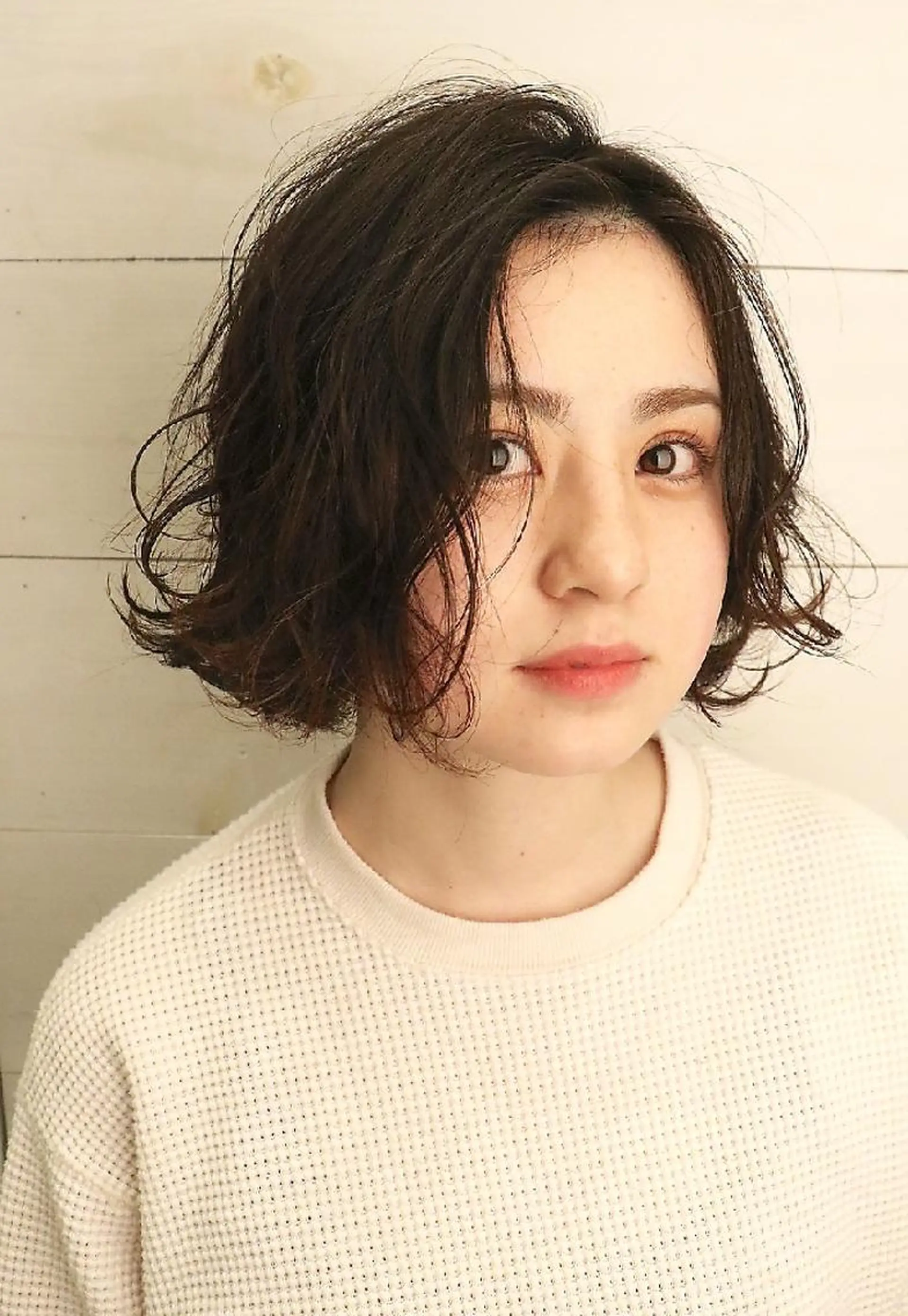 ミディアム カット パーマ Nina by Babylone 佐鳴台店（ニナバイバビロン）所属・Nina by Babyloneのヘアスタイル