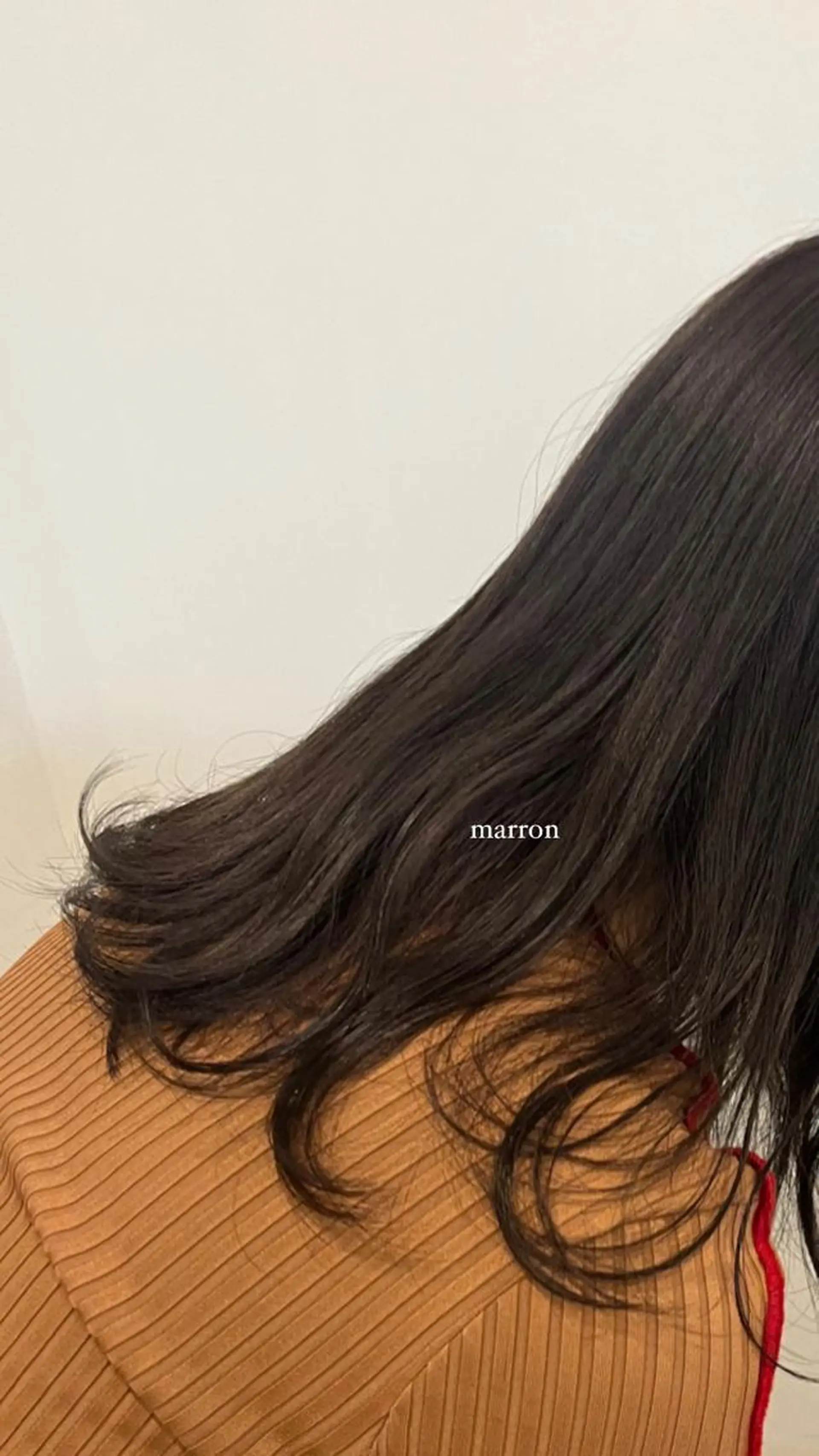 ロング フクシママユ / 柔らかカラーのヘアスタイル