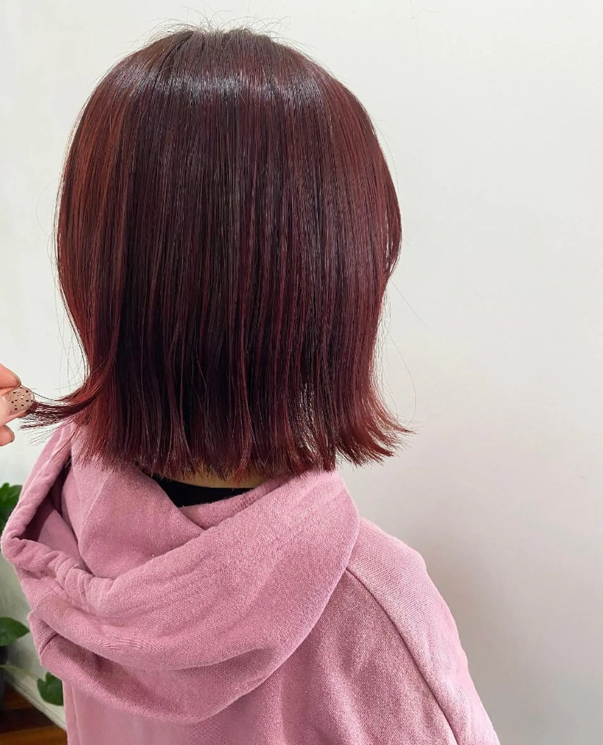 ミディアム カラー 切りっぱなしボブ ボブ フラム所属・WATANABE MISAKIのヘアスタイル