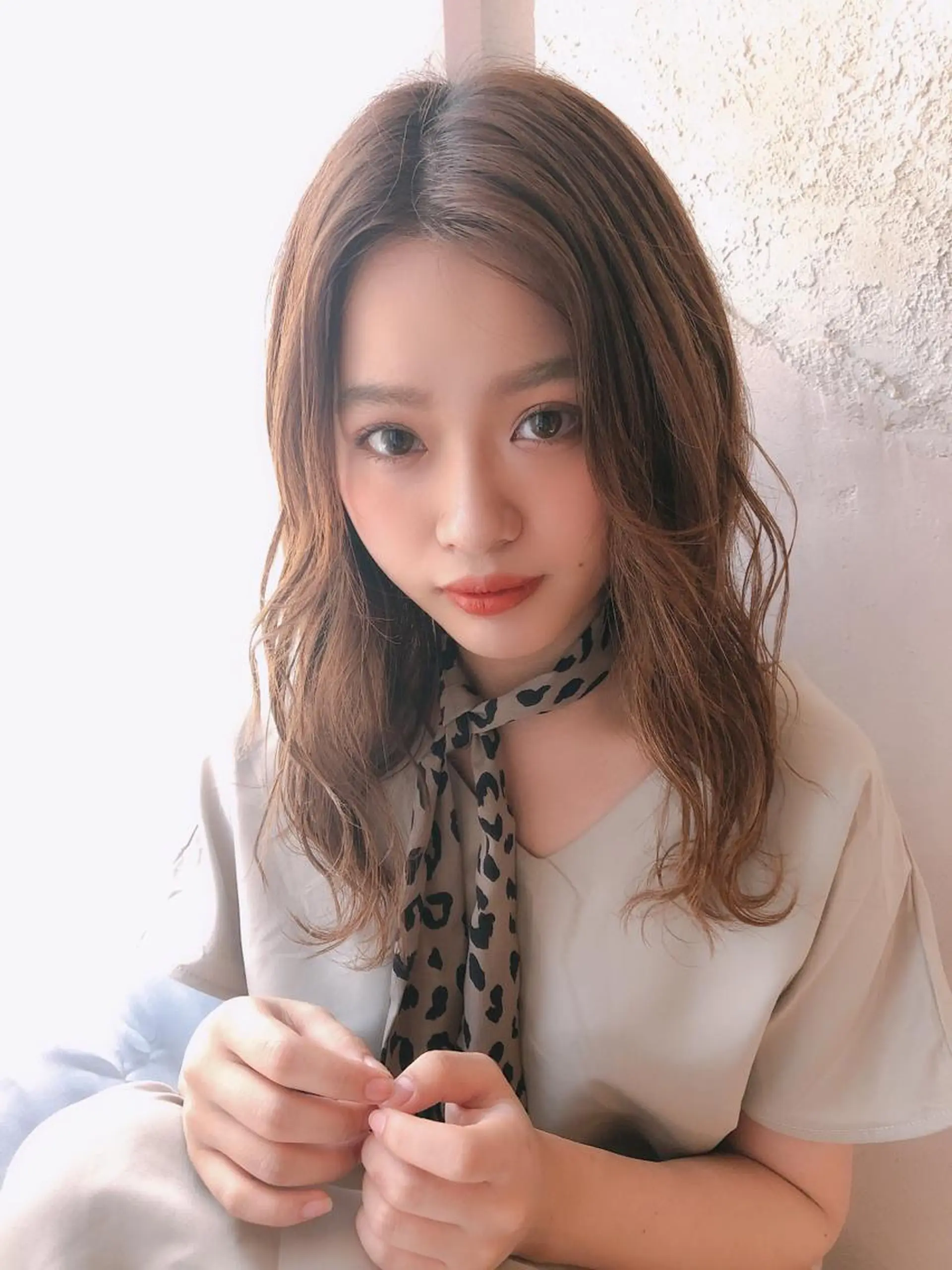 ミディアム カット ヘアカラー トリートメント 代表山口ひな 髪質改善のプロのヘアスタイル