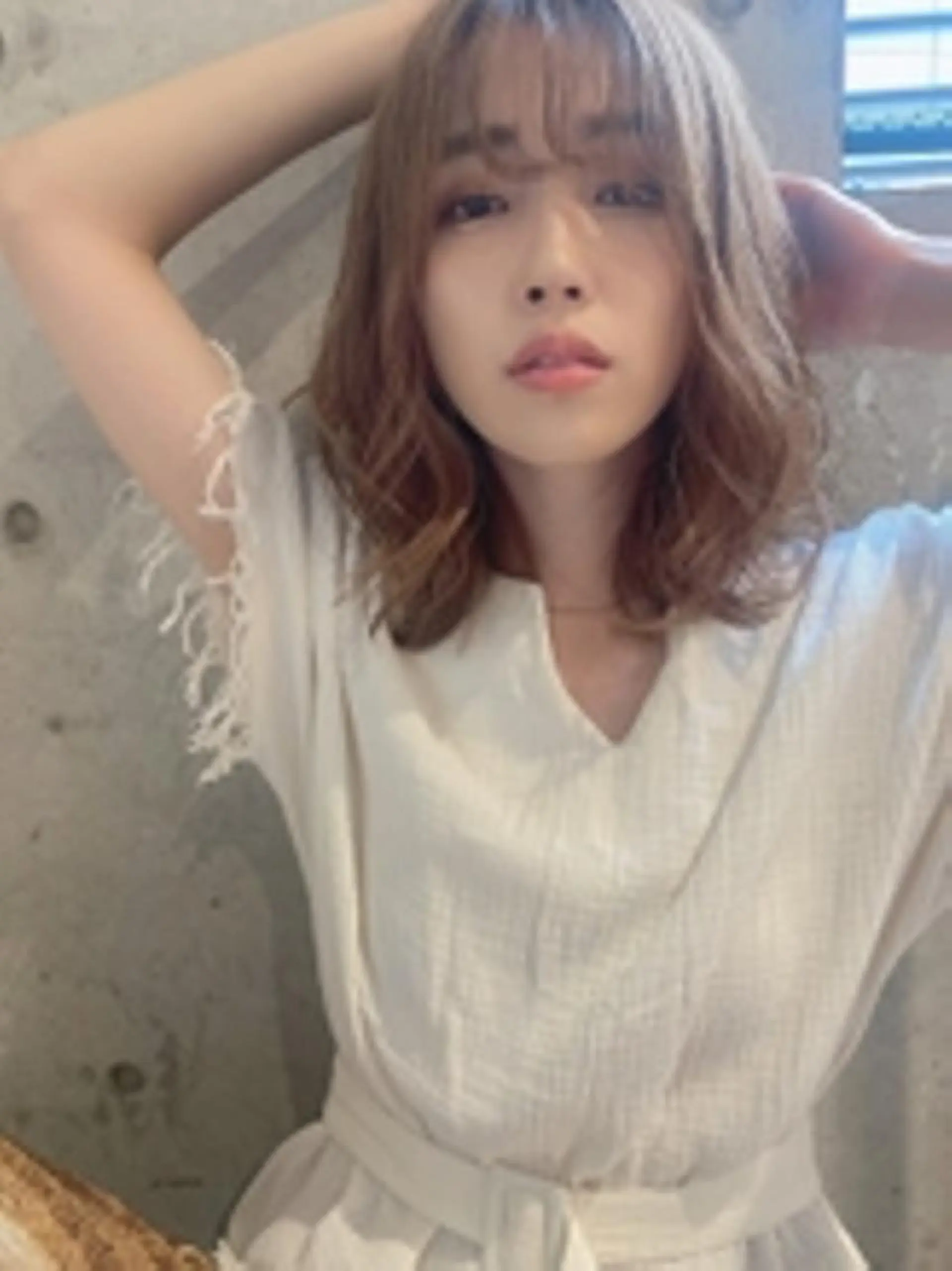 セミロング カラー 梅田茶屋町 Yutaのヘアスタイル