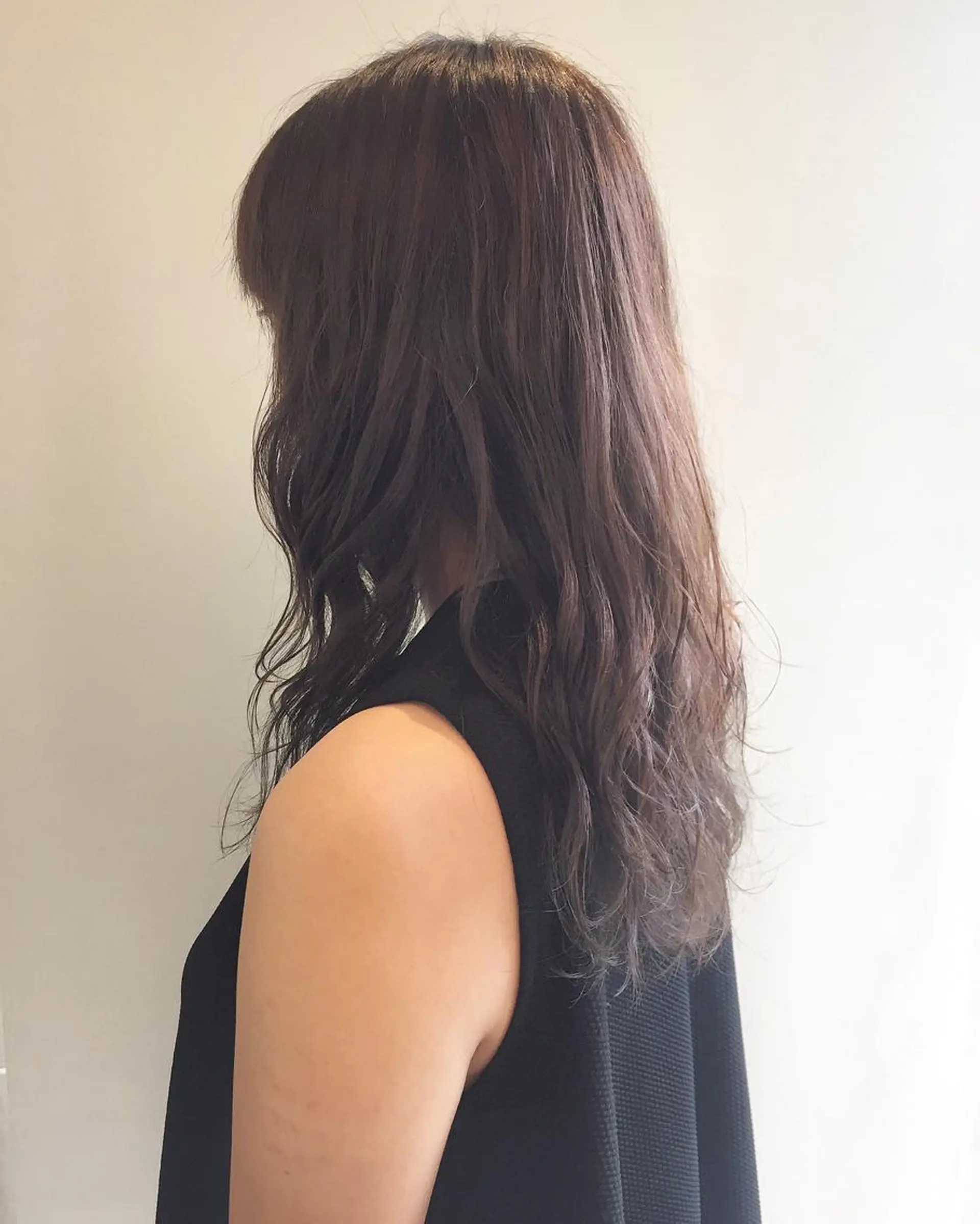 ロング パーマ カット パーマ 齋藤 咲のヘアスタイル