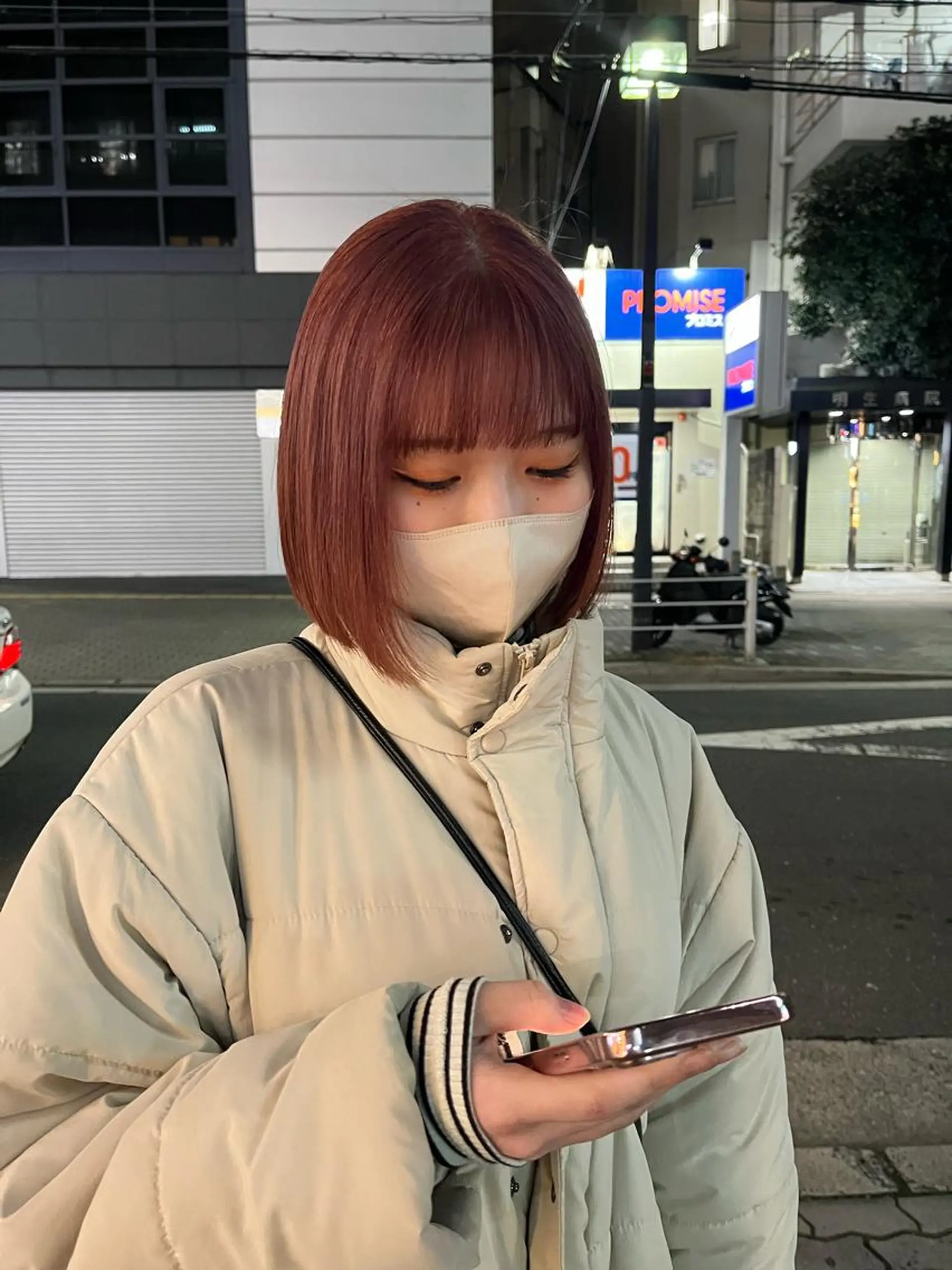 ショート カラー ベージュカラー ブリーチ ピンクカラー ピンクベージュ yohaku所属・yohaku misakiのヘアスタイル