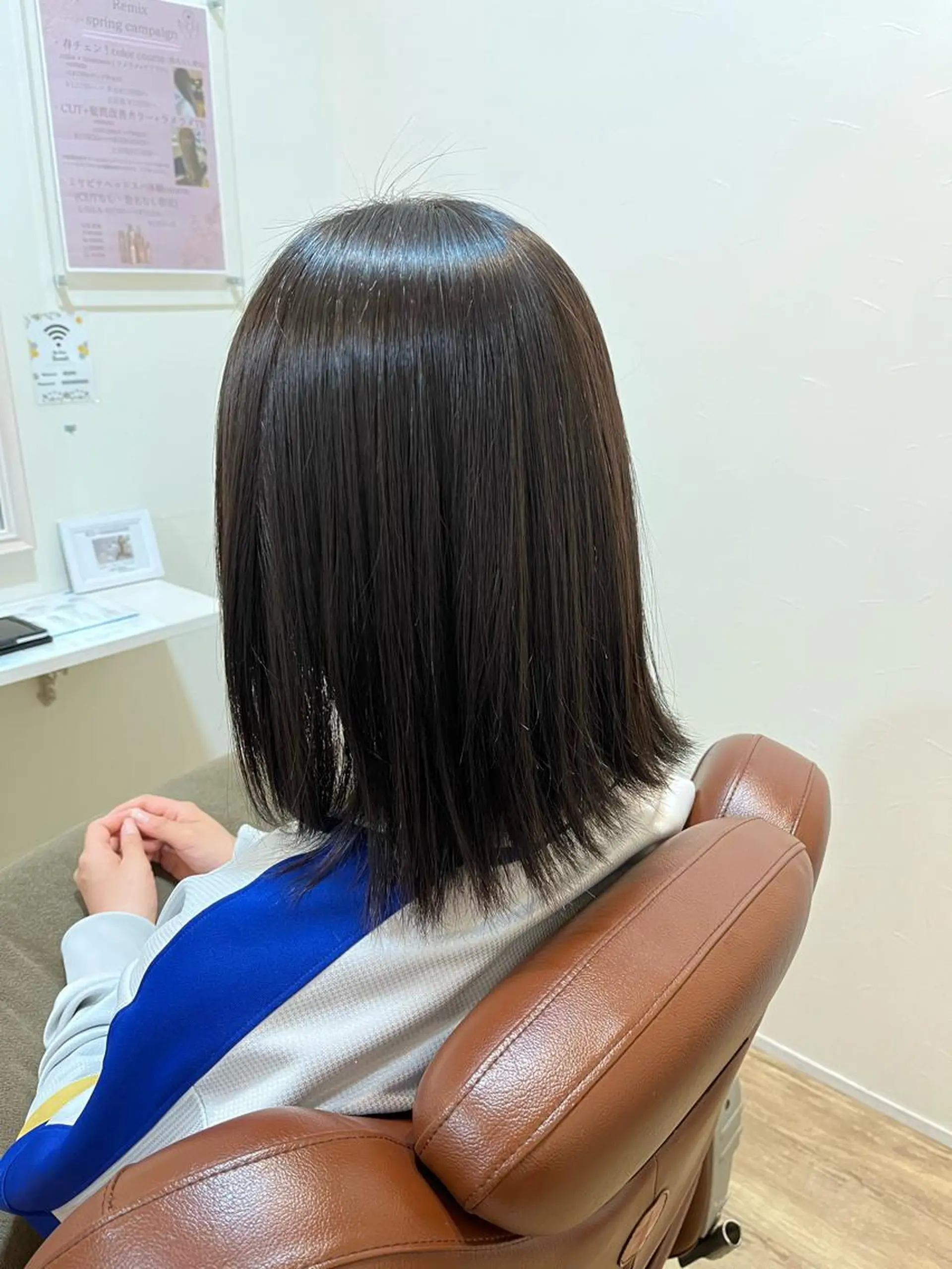 ミディアム パーマ 山下 響生のヘアスタイル