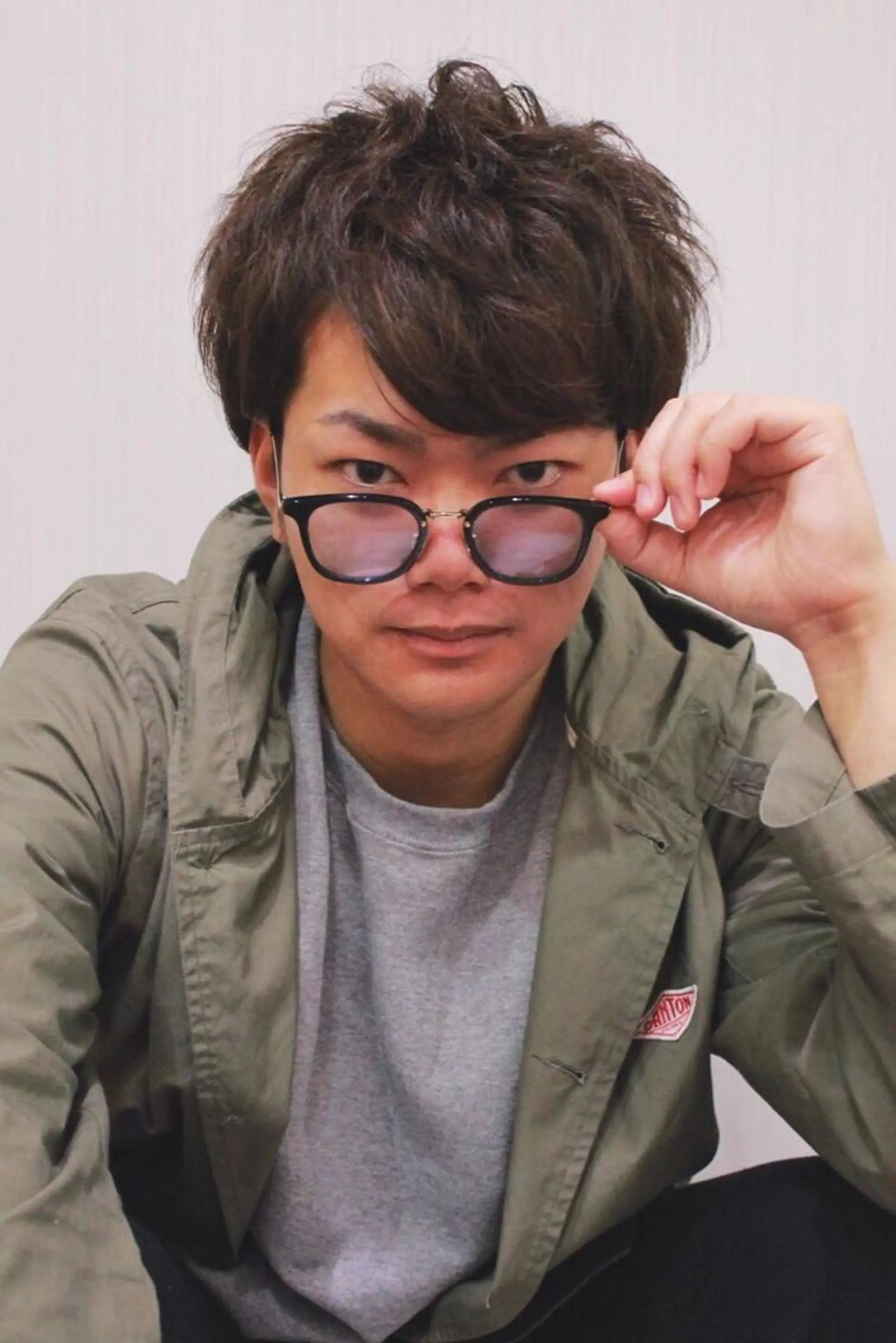 ショート パーマ メンズ IVY joure Suzu.のヘアスタイル