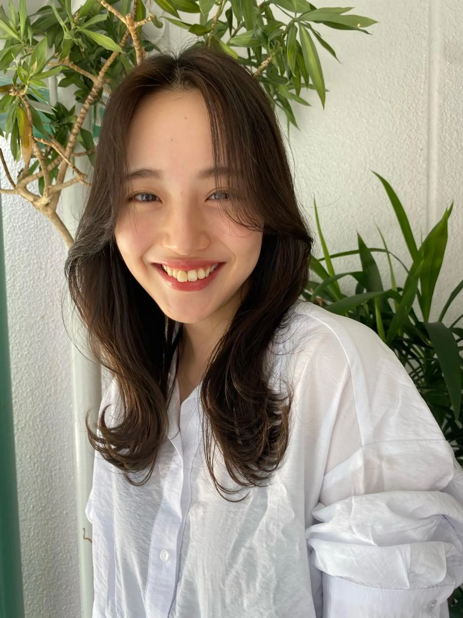 ロング カット ヘアカラー ✨大人韓国レイヤー ✨吉原 潤✨のヘアスタイル