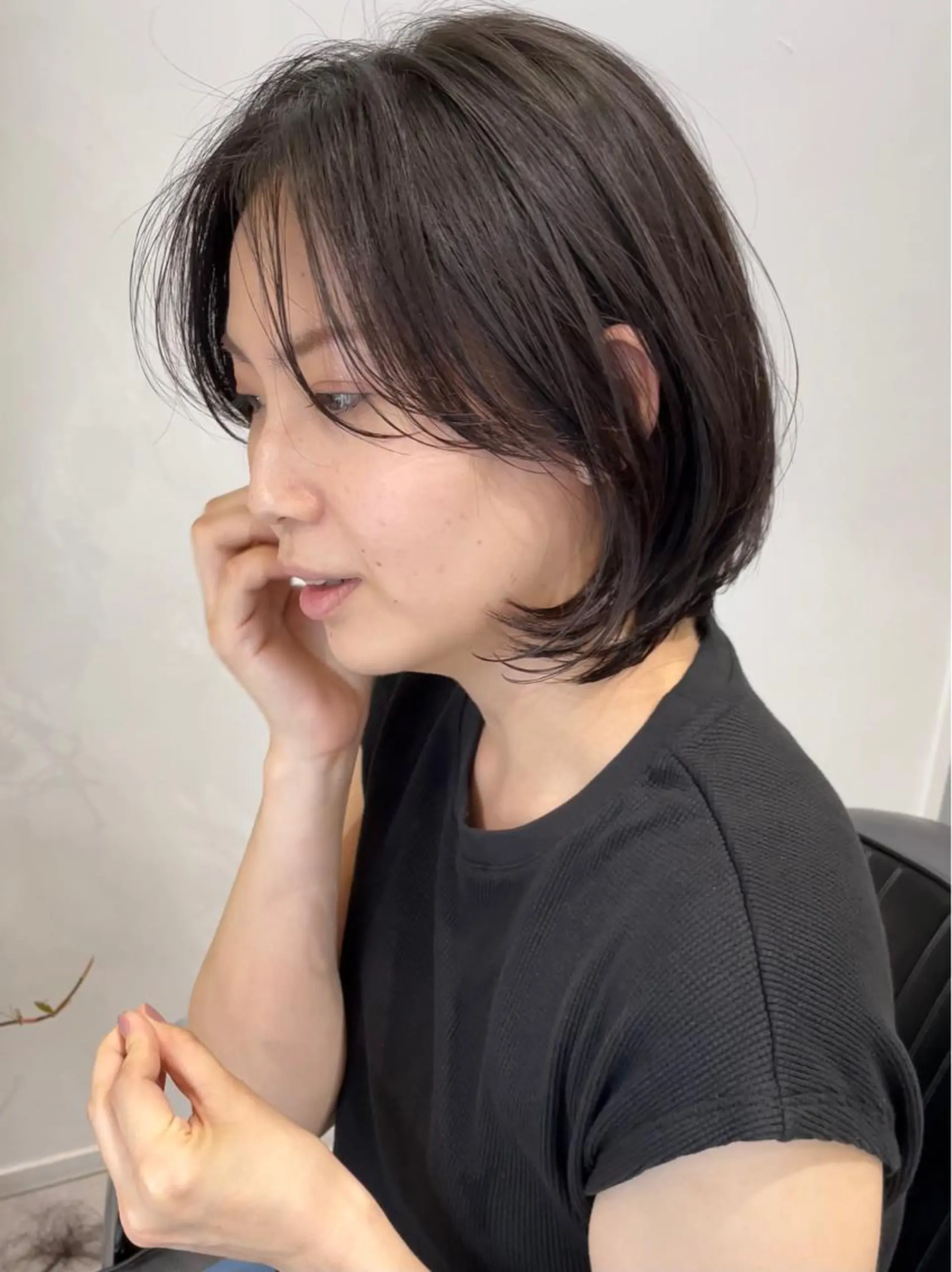 ショート ボブレイヤー ボブ レイヤーカット 表参道【髪質改善】 宮嶋勇太のヘアスタイル