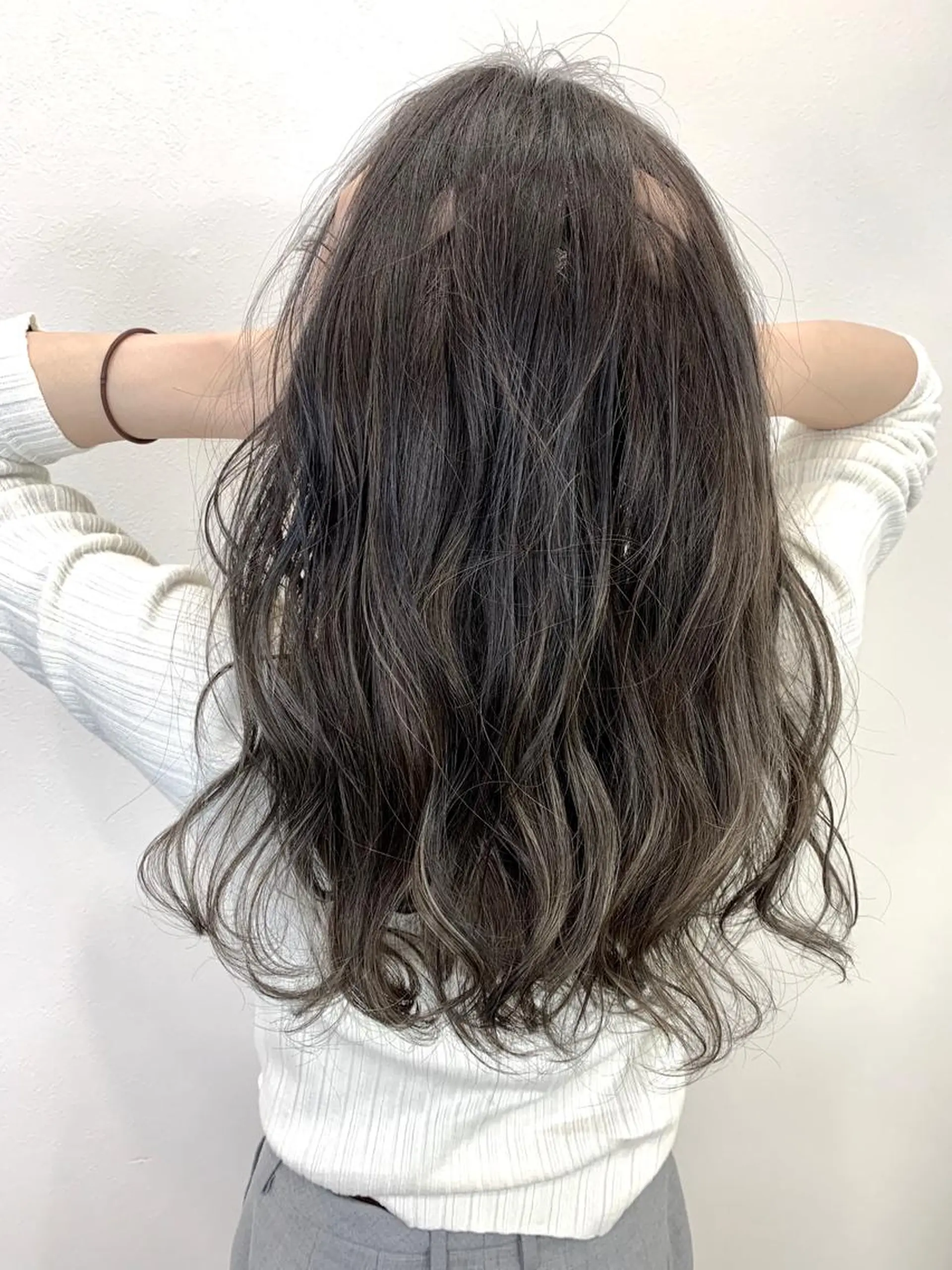 ロング カラー カット ヘアカラー トリートメント 酸性ストレート/ブリ ーチなし/中村 匠のヘアスタイル