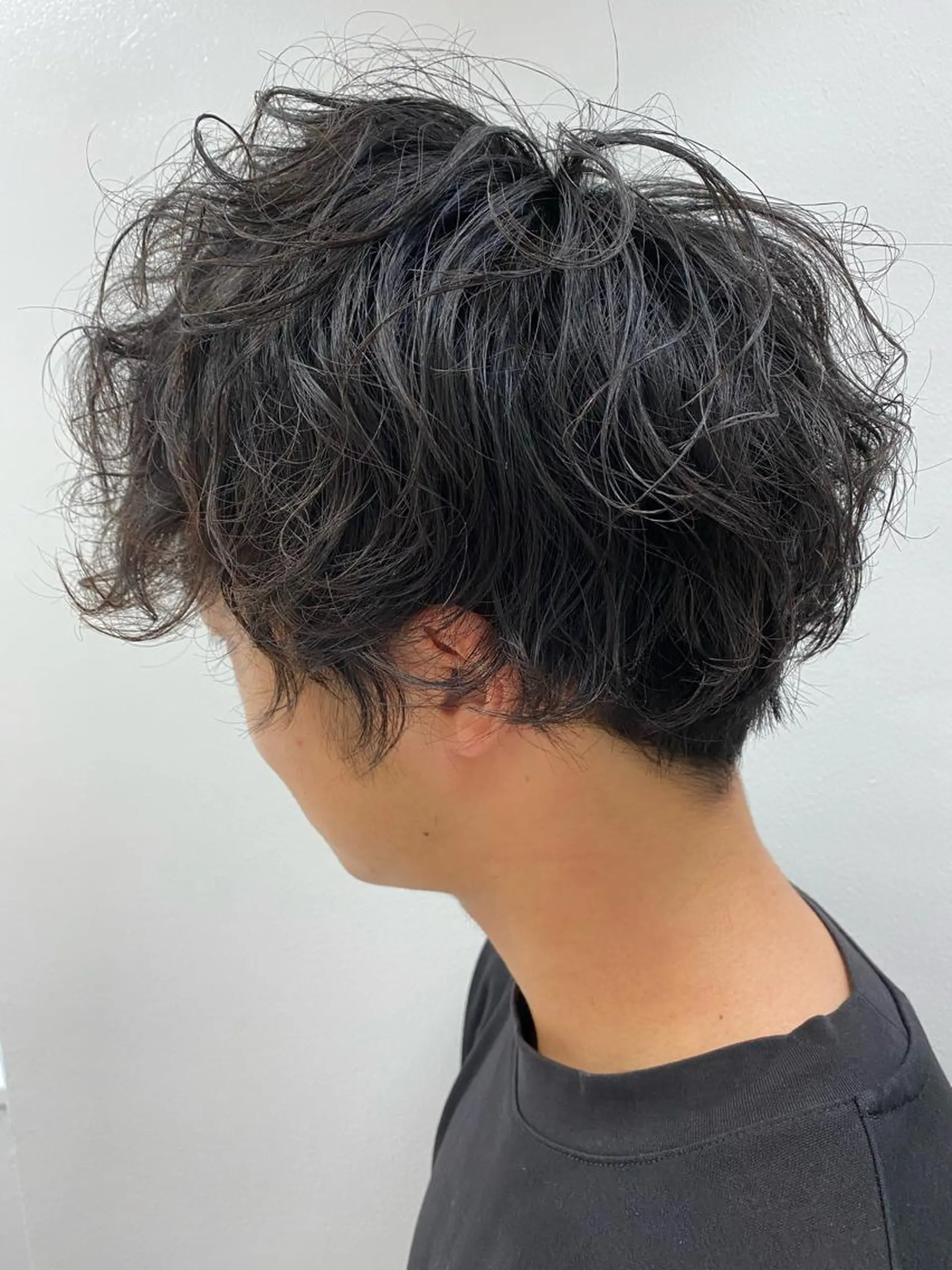 ミディアム メンズ キッズ 🟦ニュアンス/メン ズパーマ横浜🟦のヘアスタイル