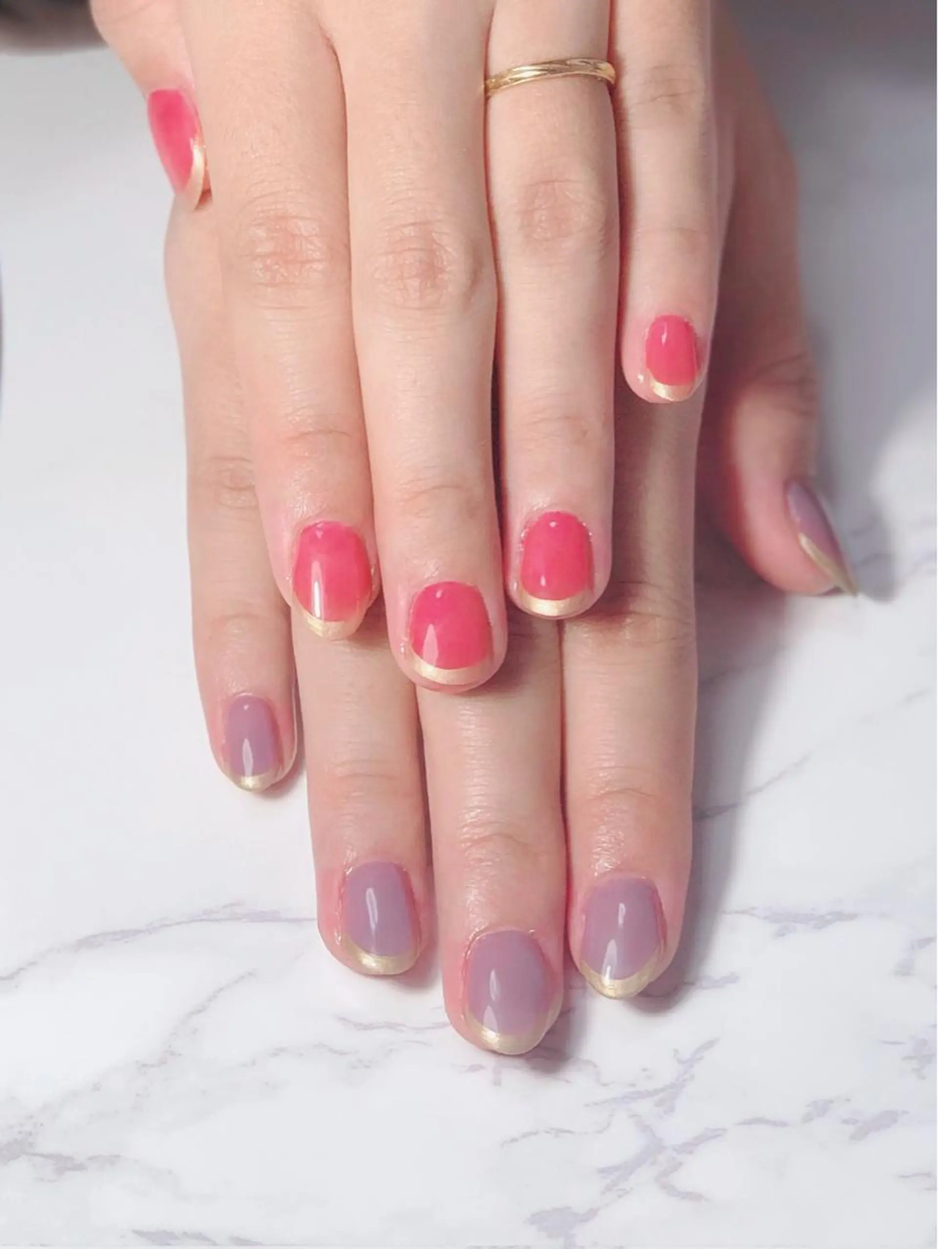 ネイル アートネイル フレンチネイル ジェルネイル オフィスネイル ワンカラーネイル 辻野 和枝のネイルデザイン