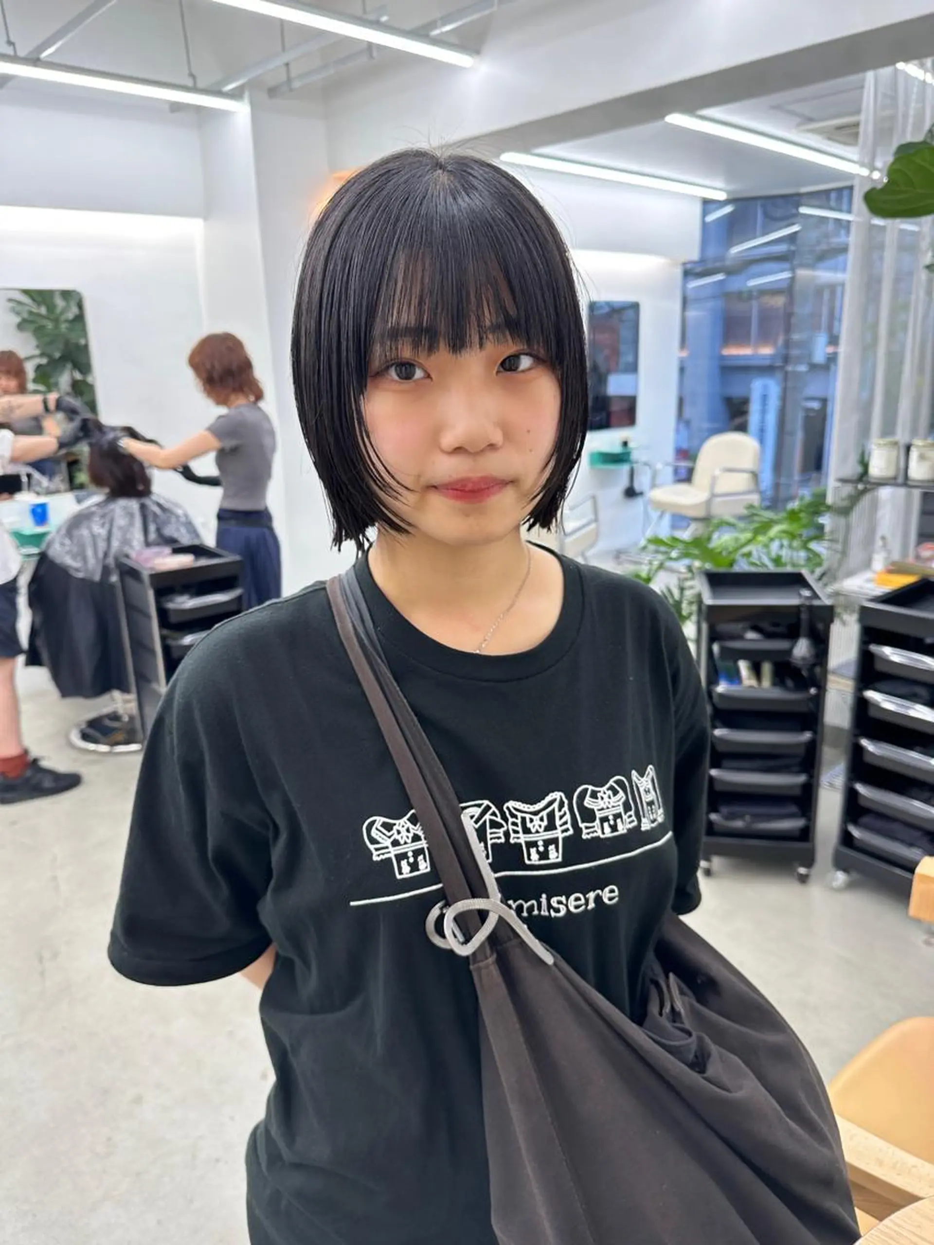 ショート カラー カット トリートメント ボブ/レイヤー/ケア パーマ/リュウタのヘアスタイル