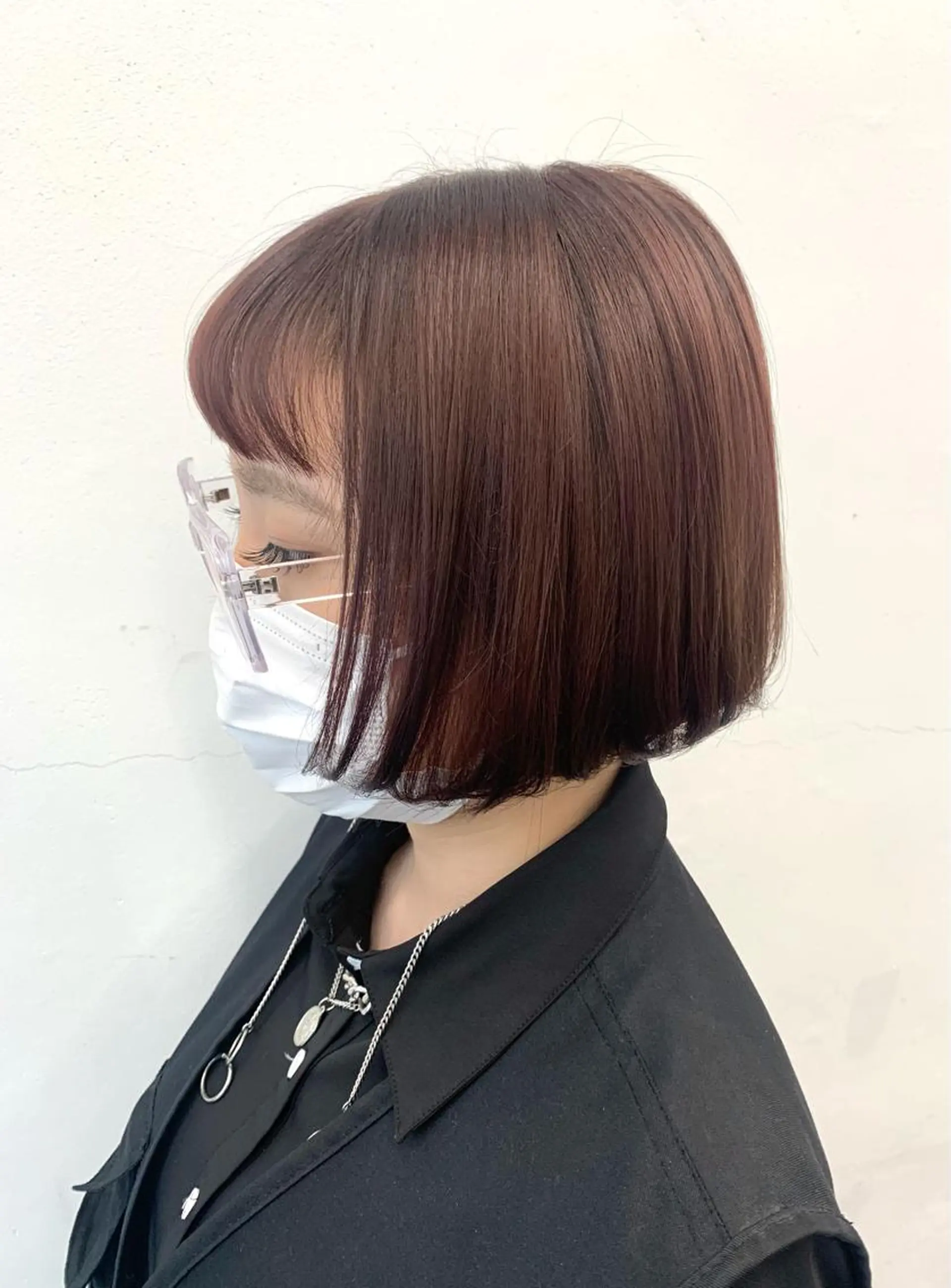 ショート ボブ オン眉 カット ヘアカラー トリートメント HARU//原宿🤍 リピート率NO.1のヘアスタイル