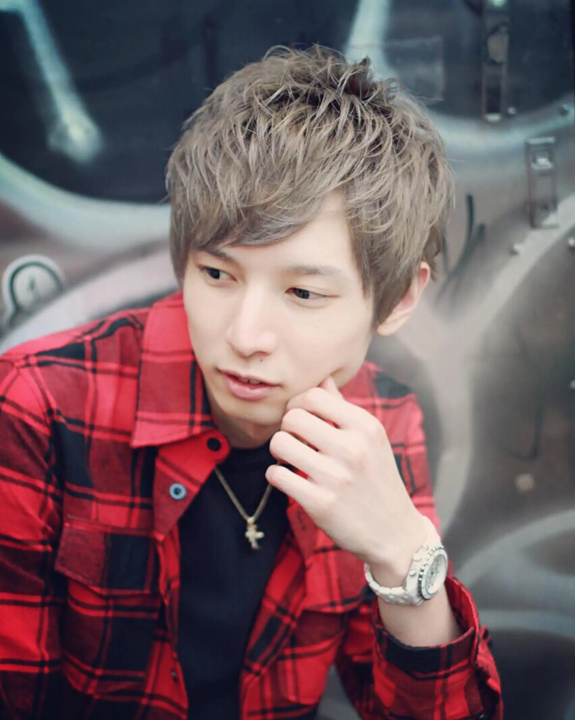 メンズ LAS 代表 ナガカワ コウヘイのヘアスタイル