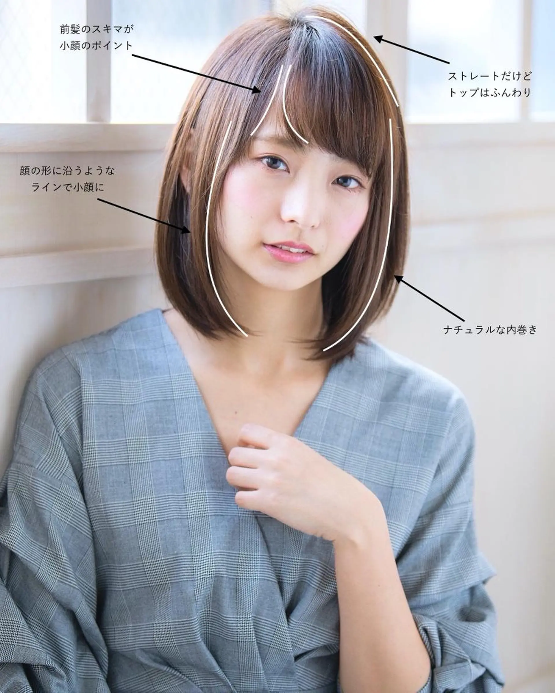 ミディアム マーブル東京 三軒茶屋 美容室のヘアスタイル