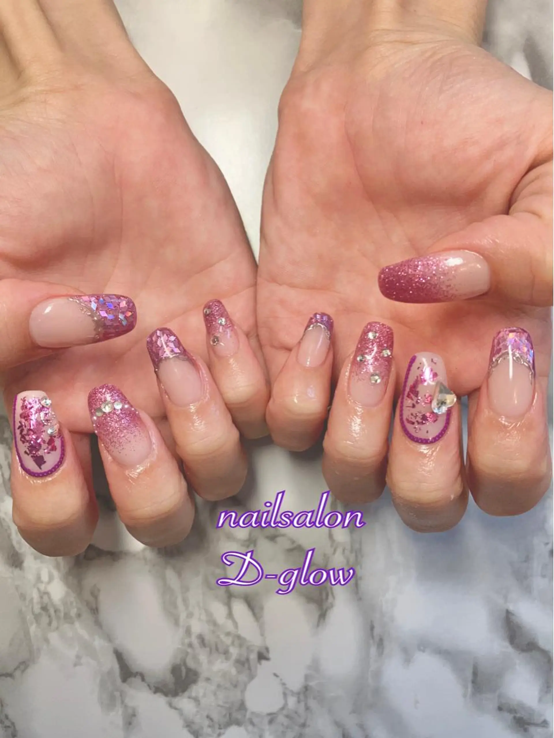 ネイル ハンドネイル ネイルサロン D-glowのネイルデザイン