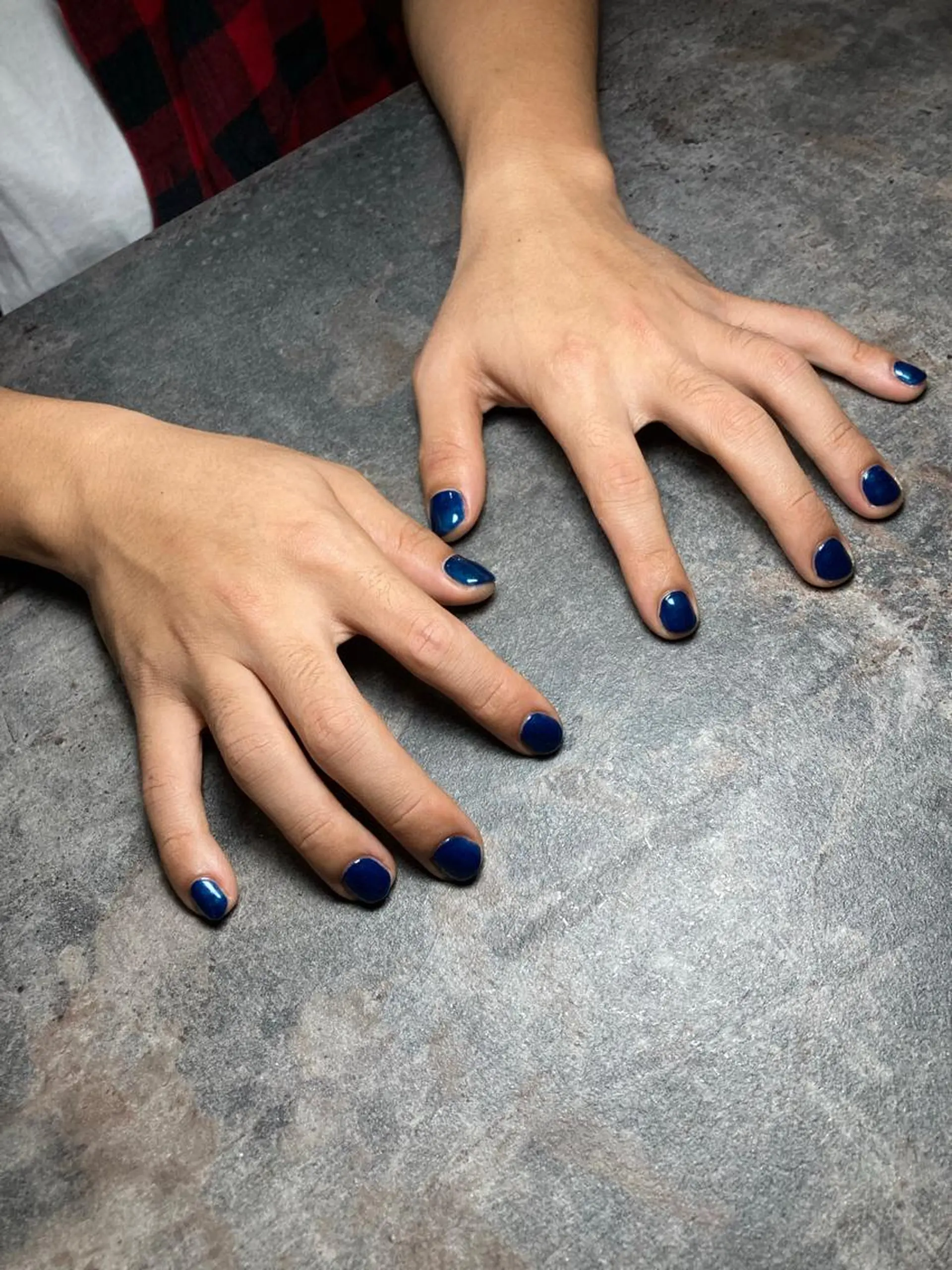 メンズ ネイル ネイビー ハンドネイル Nail Salon liber所属・NailSalon liberのネイルデザイン