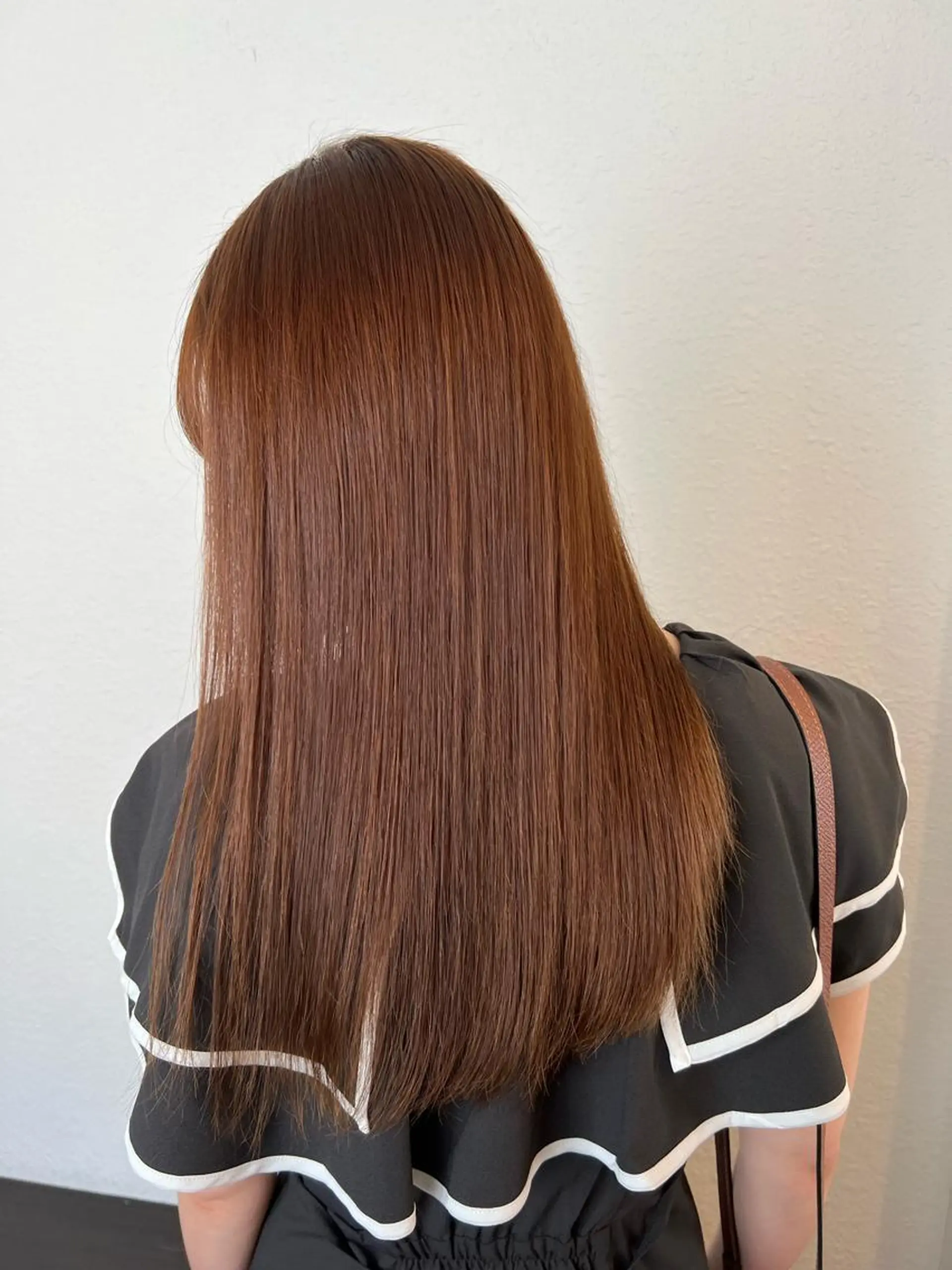ロング 縮毛矯正 名駅/艶韓国風ヘア miyabiのヘアスタイル