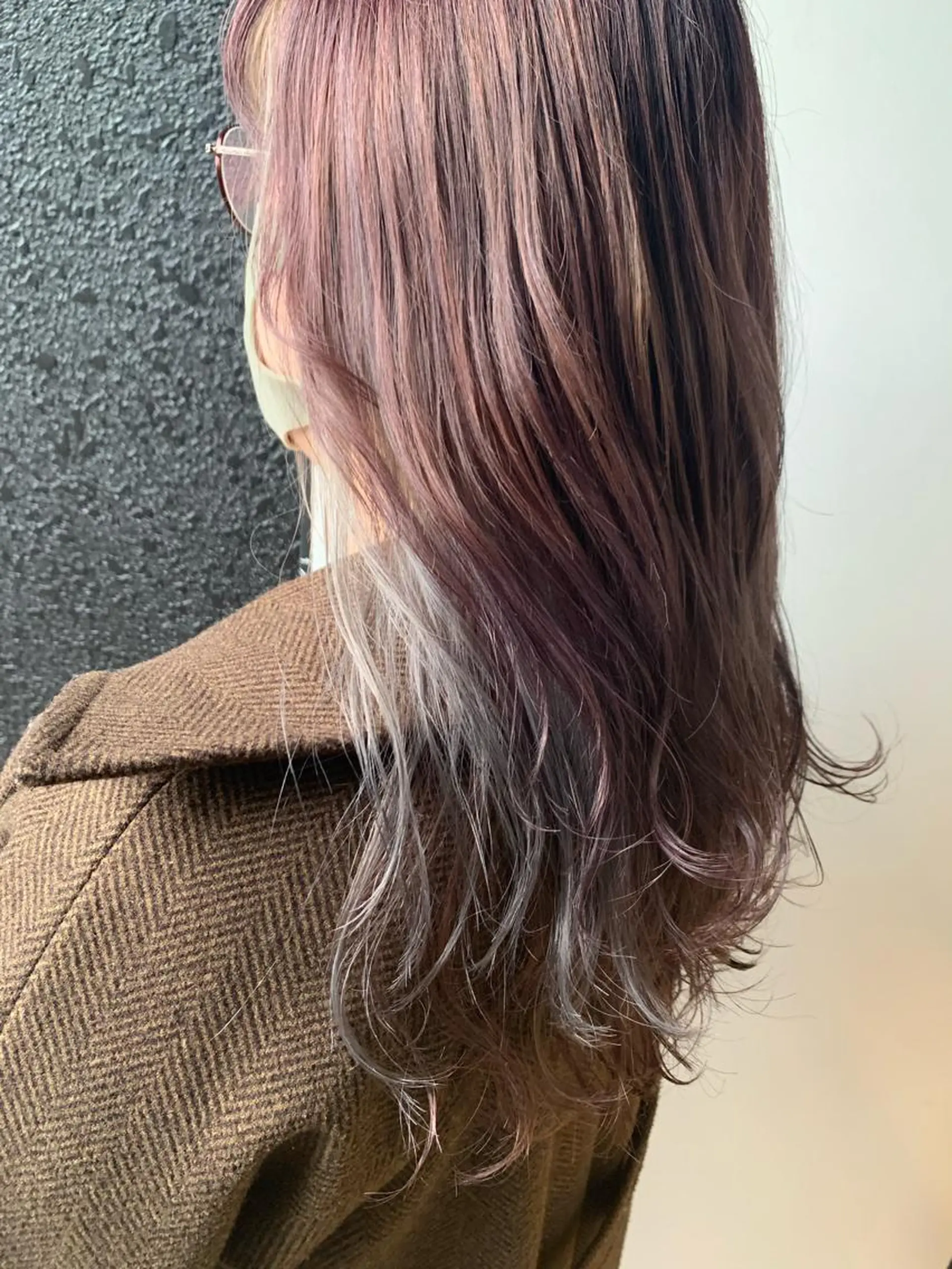 ロング カラー ヘアアレンジ ヘアカラー トリートメント yuka .のヘアスタイル