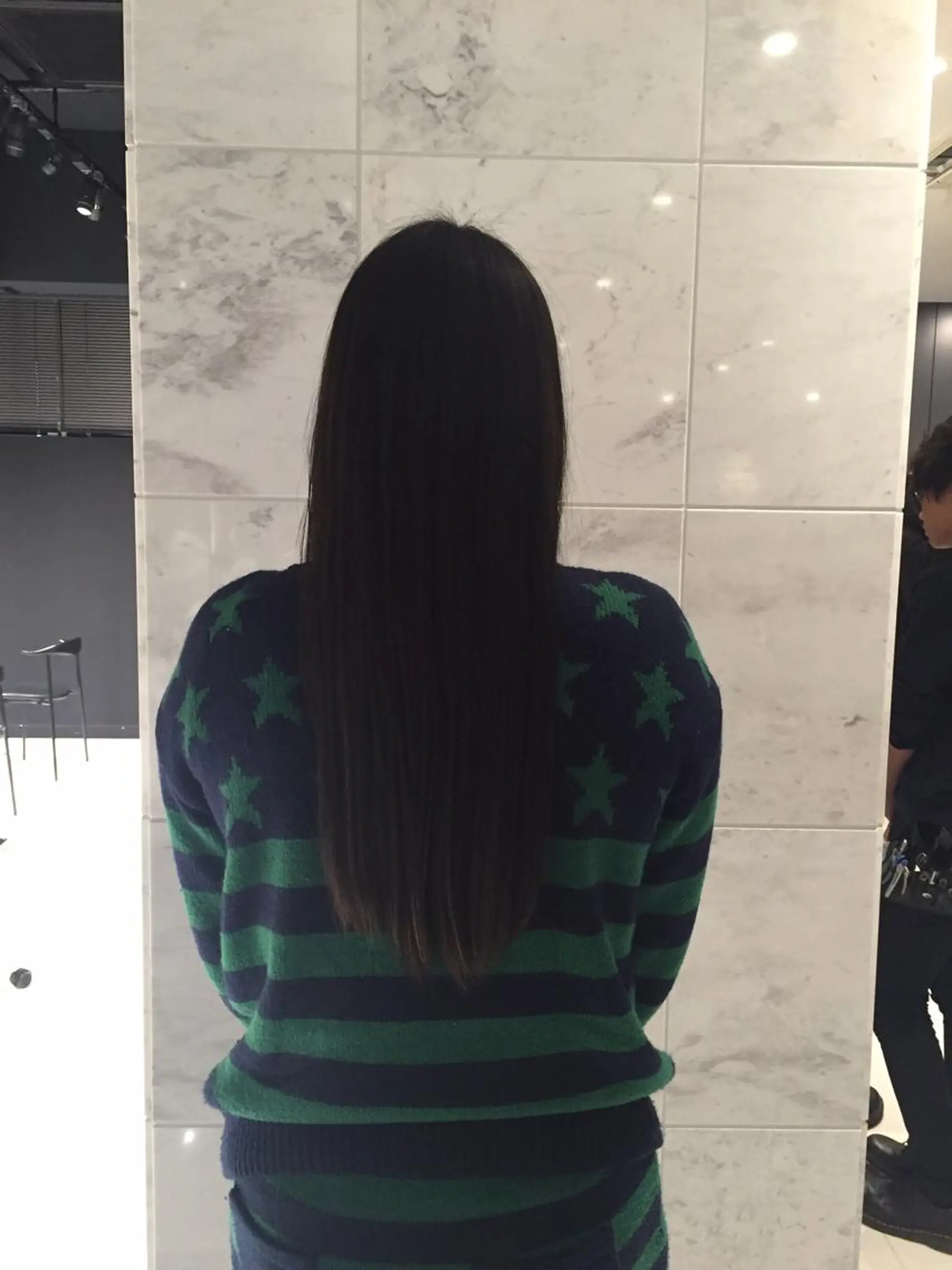 ロング 韓国レイヤーカット要 暗透カラー📓吉祥寺のヘアスタイル