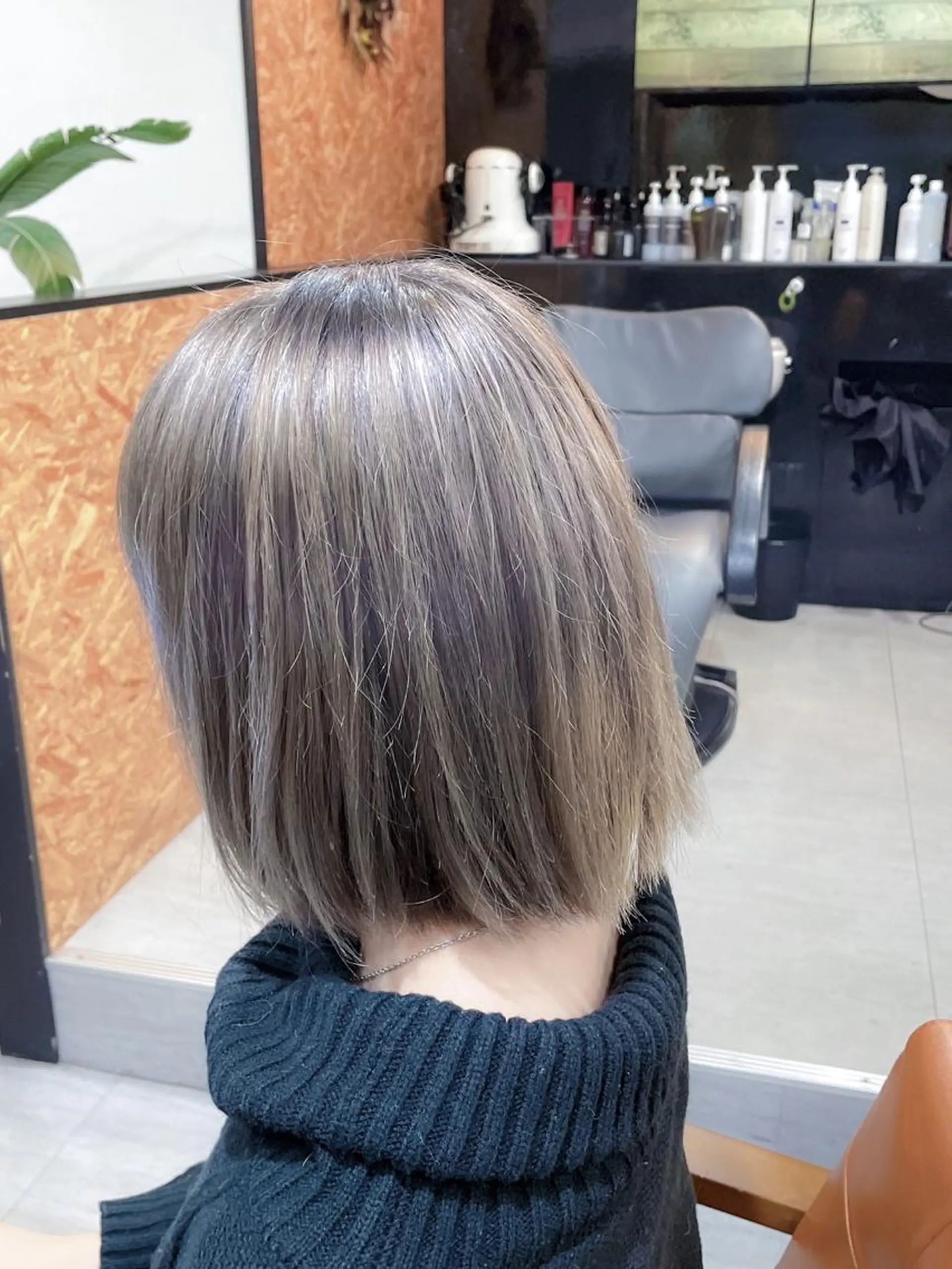 ミディアム ヘアカラー かんばら りょーいのヘアスタイル