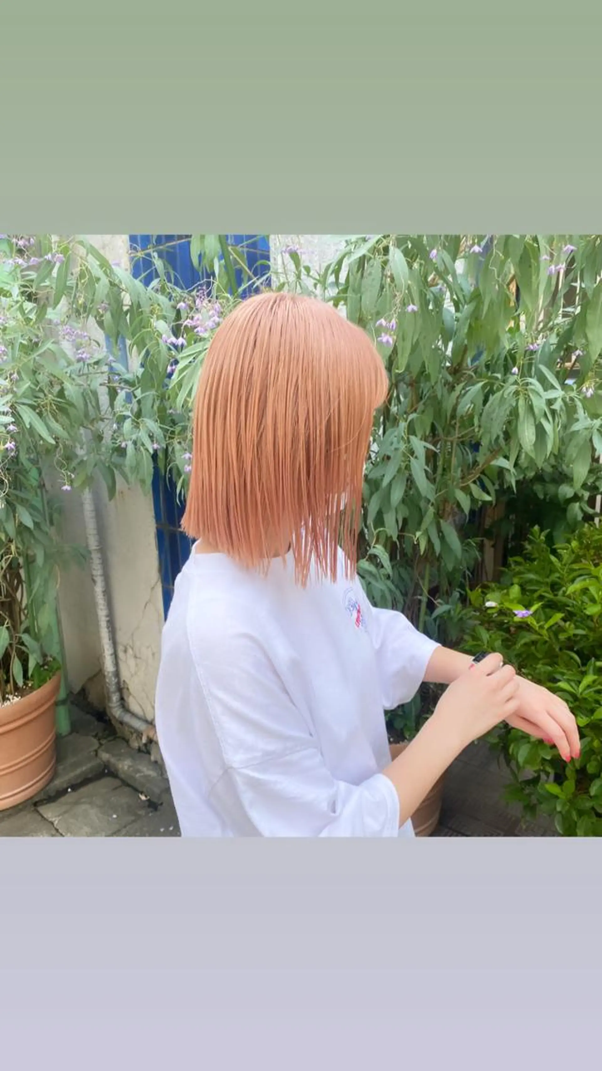 セミロング カラー パーマ ヘアアレンジ 🍀髪質改善 ケアカラーrootsのヘアスタイル