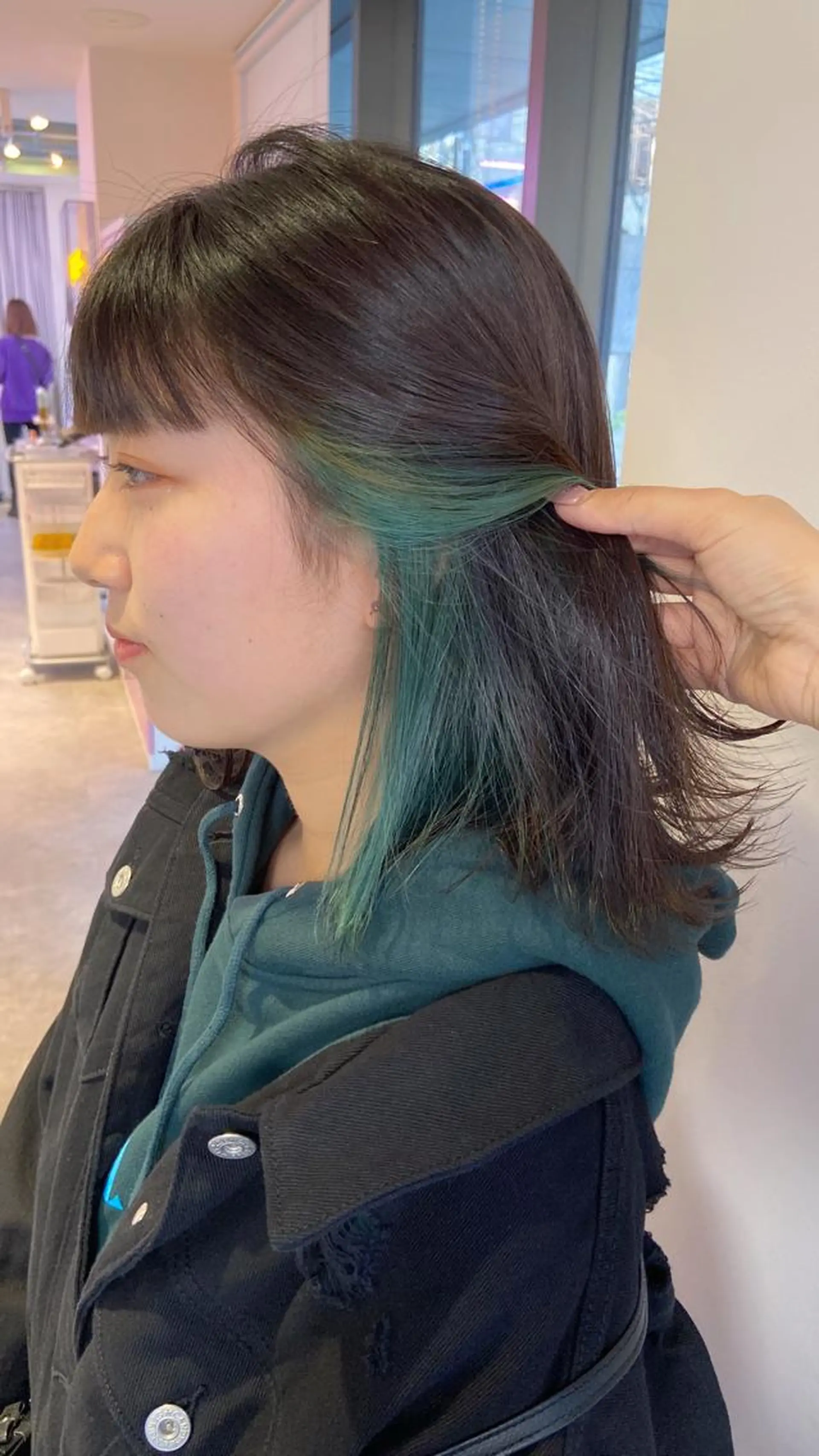 ショート カラー ヘアアレンジ 黒髪 卒業式のヘアスタイル レイヤーカット指名 No.1💖マユカのヘアスタイル