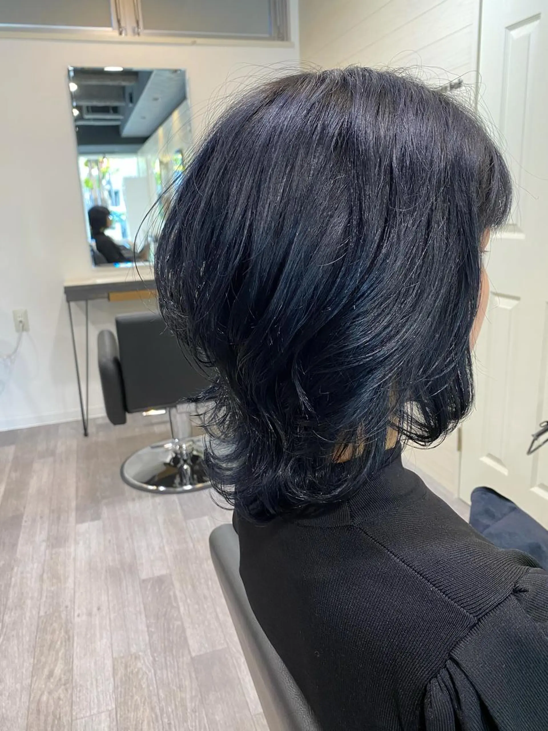ミディアム カラー アディクシーカラー バレイヤージュ ブリーチ ケアブリーチ デザインカラー カット ヘアカラー unpeu hair  二条所属・先着1名様限定 カット無料のヘアスタイル