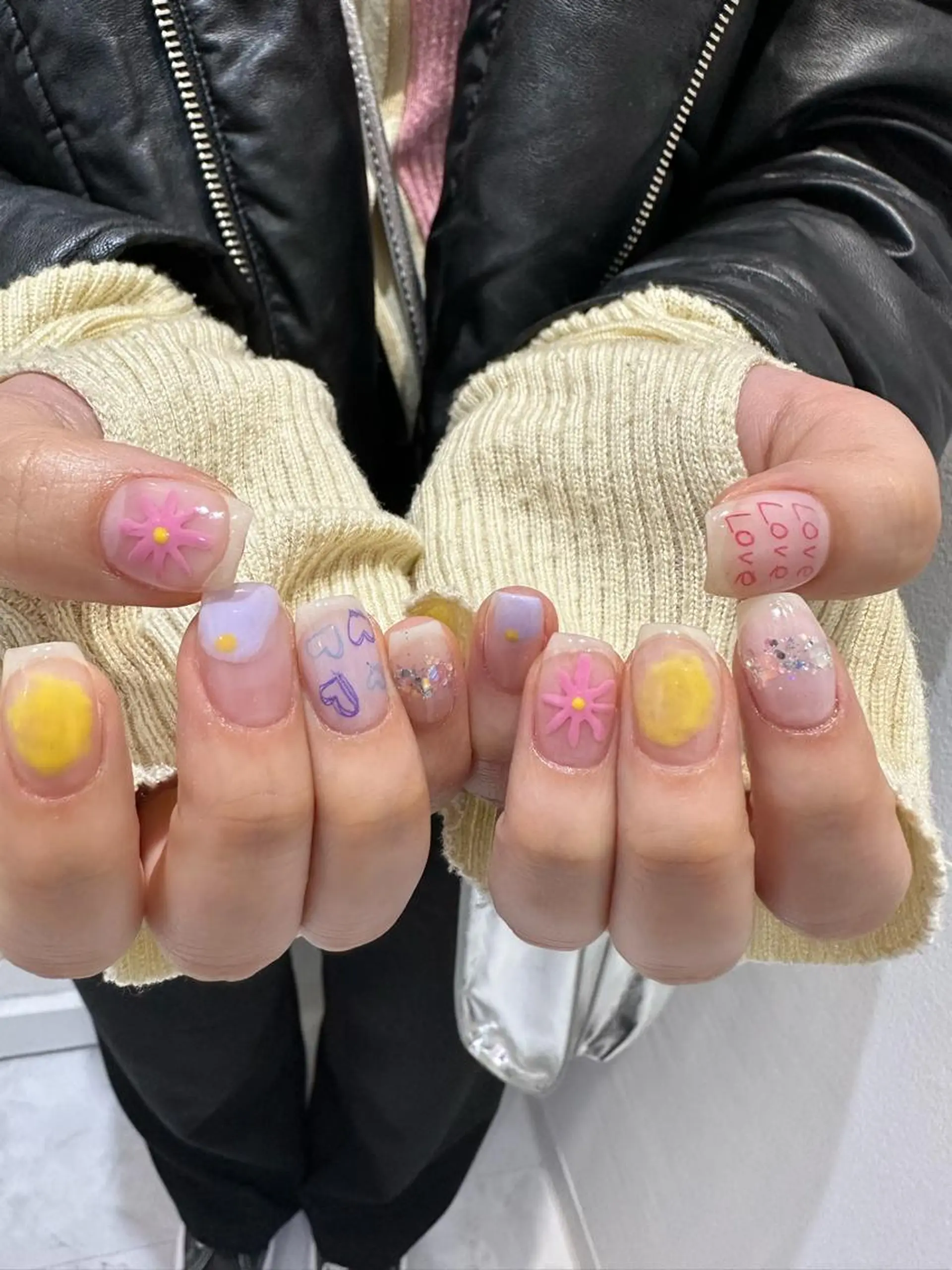 ネイル ハンドネイル フットネイル 個性派ネイル 🌼 ハルカ ♡のマツエク・マツパデザイン