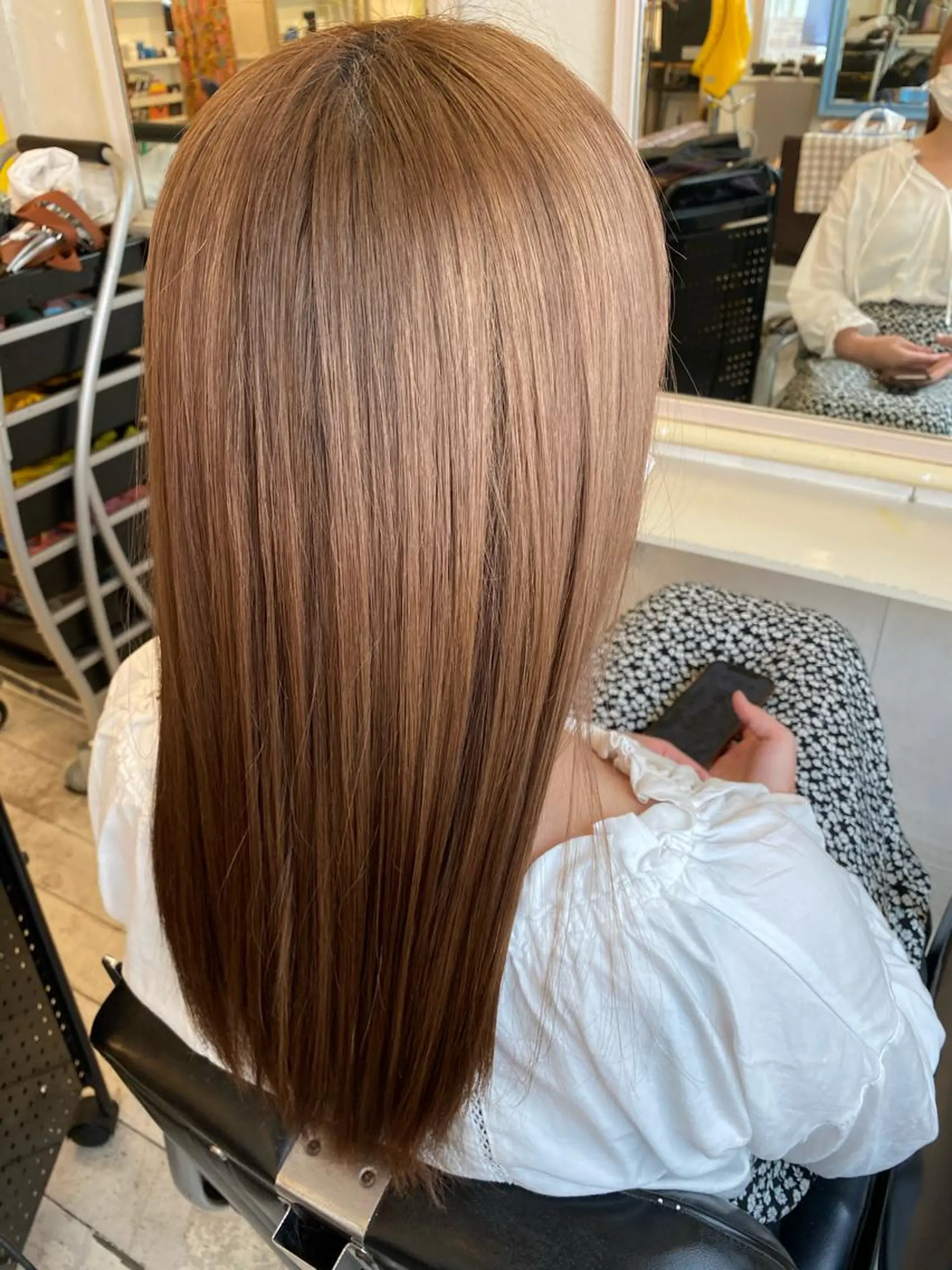 ロング カラー 髪質改善 トリートメント grow所属・🧡YUKA🧡 渋谷/ﾌﾟﾙｴｸｽﾃのヘアスタイル