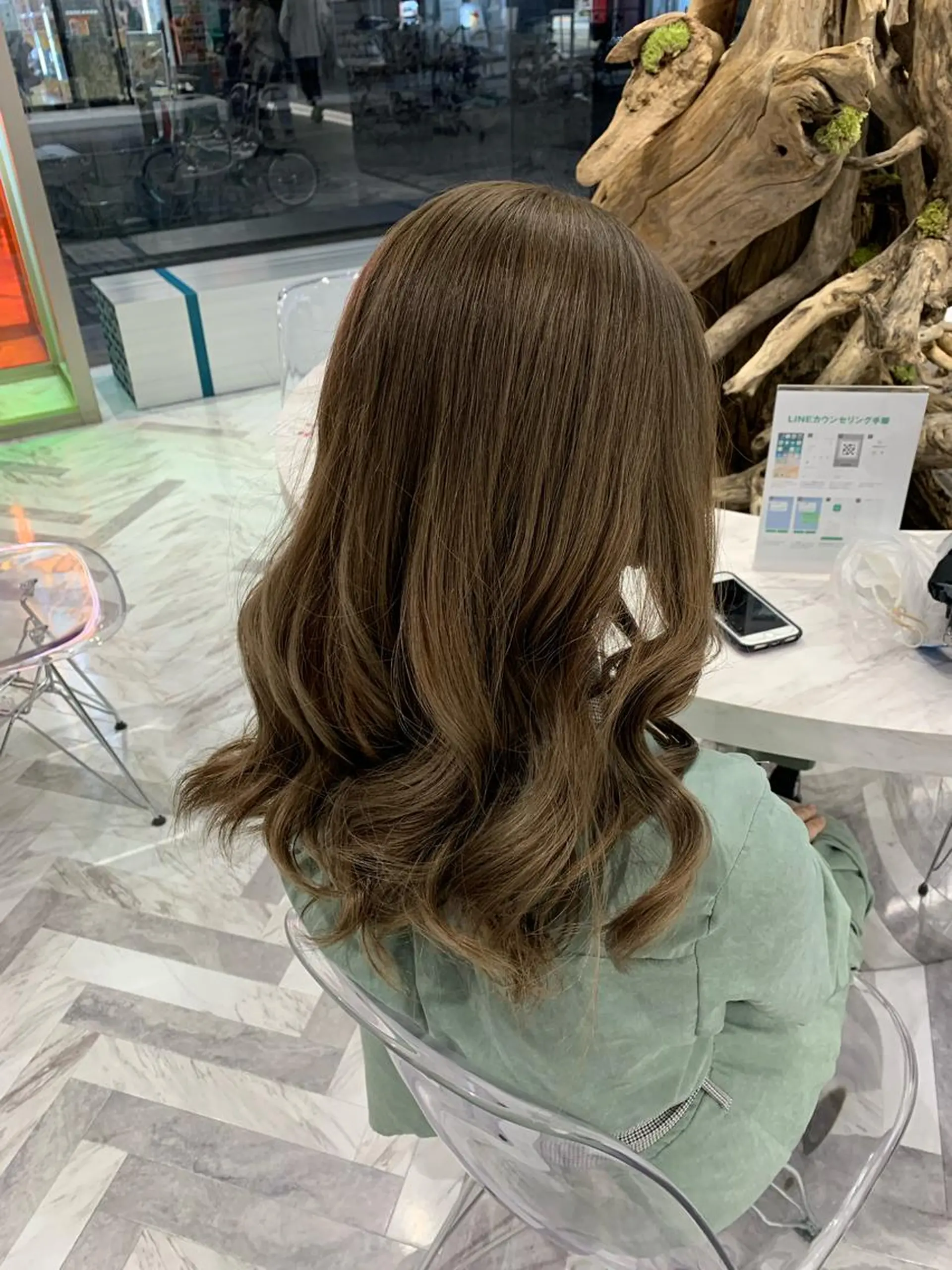 セミロング カラー ベージュカラー 🧁はるひ/ ZEST Ivy🎀のヘアスタイル