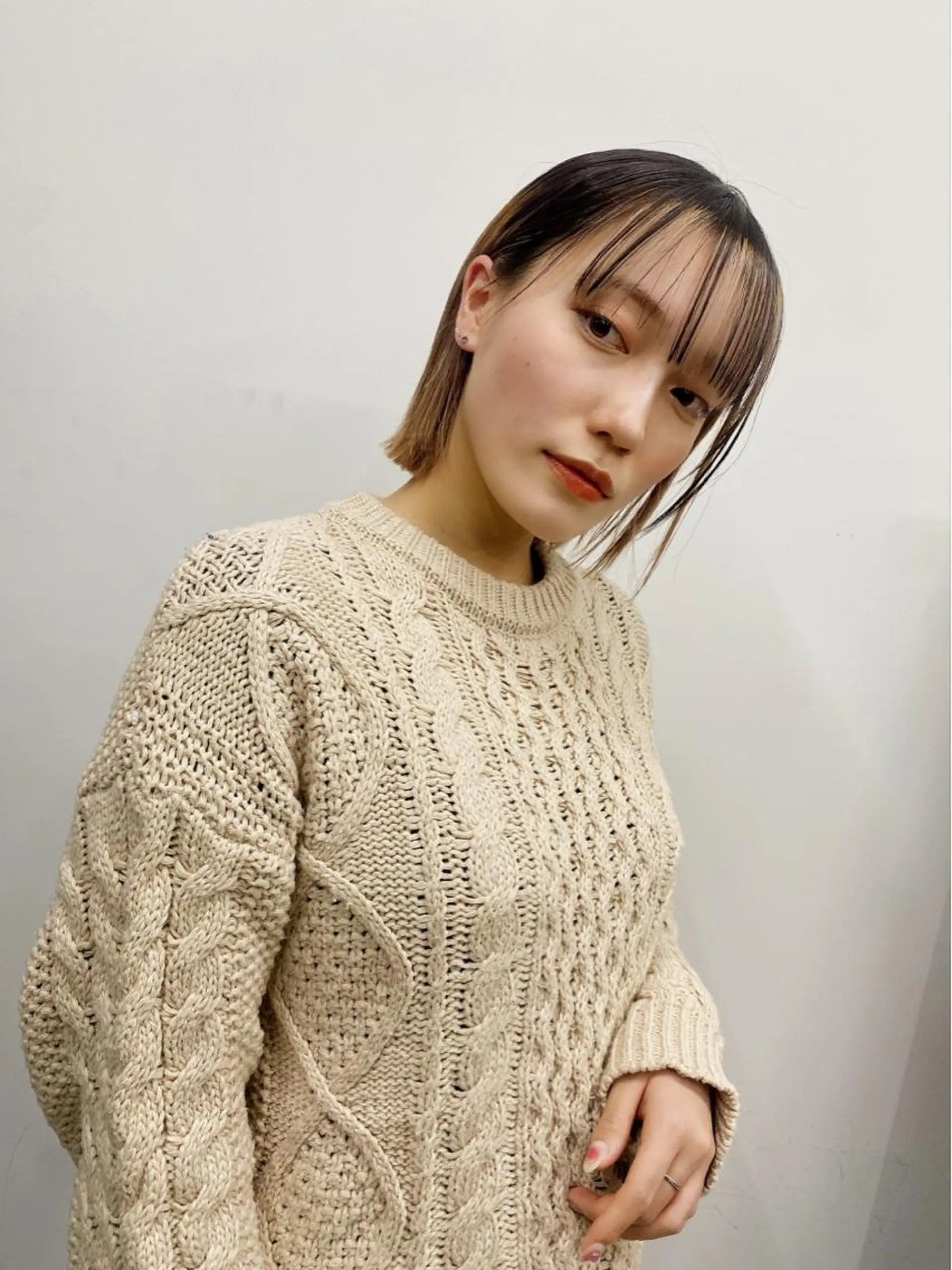 ショート カラー ショートボブ ミストバング ブリーチ 透明感カラー ダブルカラー 大阪心斎橋alu メンズヘア野田和宏のヘアスタイル