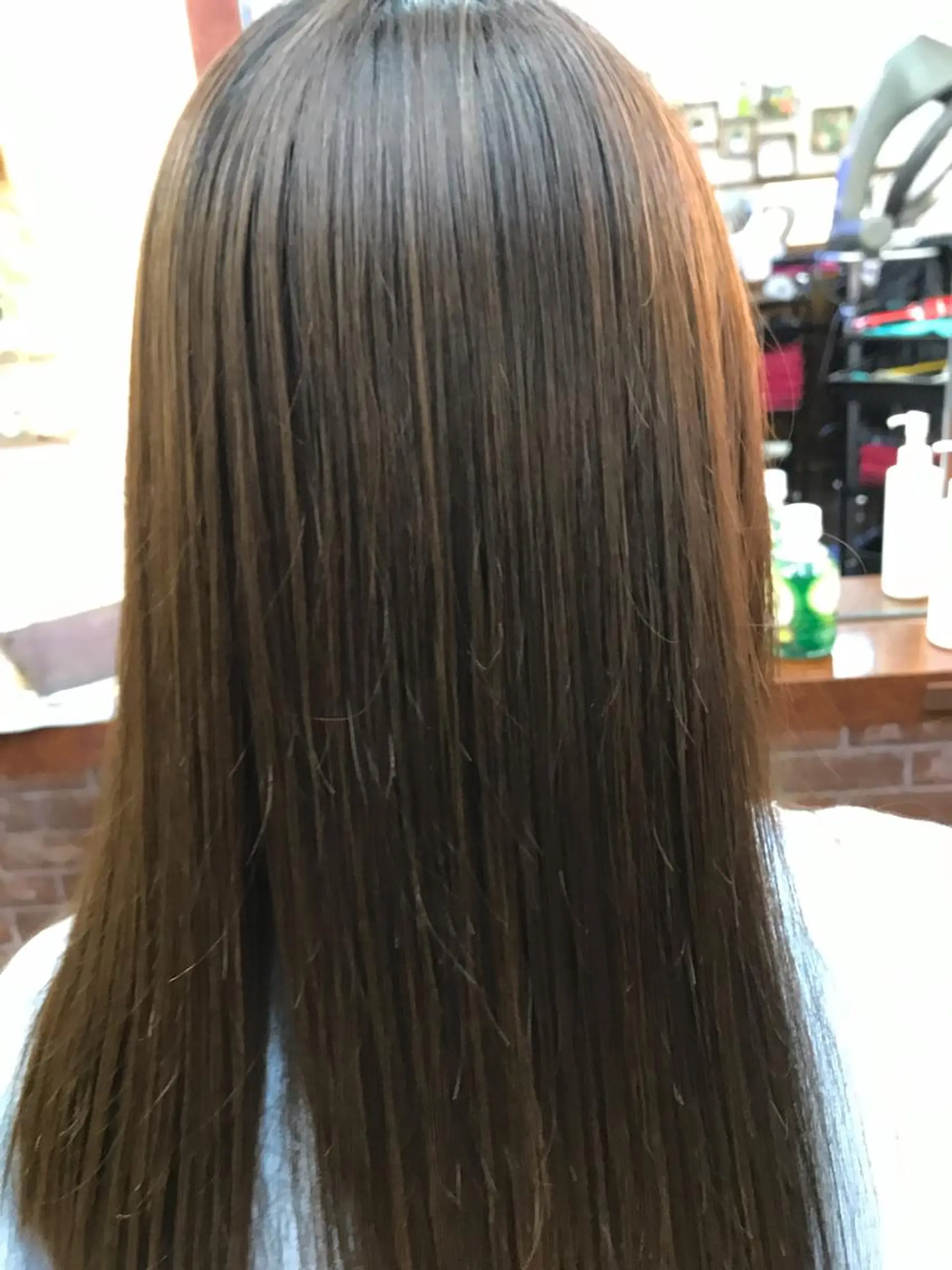 セミロング パーマ カット ヘアカラー 桧山 真のヘアスタイル