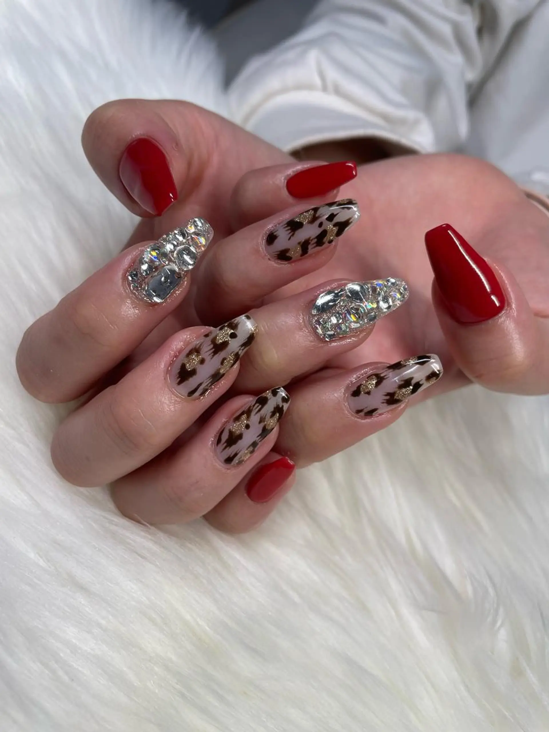 ロング ヘアアレンジ キッズ ネイル マツエク・マツパ アイブロウ 福田 加奈のネイルデザイン