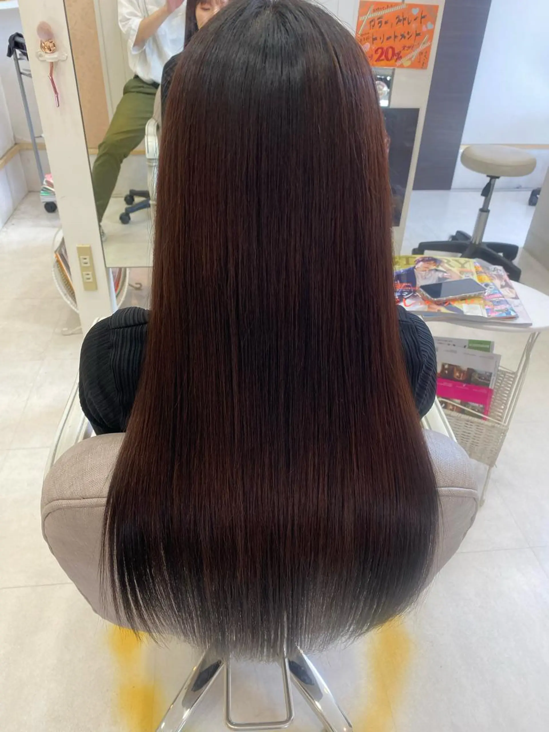 ロング 縮毛矯正 縮毛矯正 Chou-Chou所属・沼田 孝志のヘアスタイル