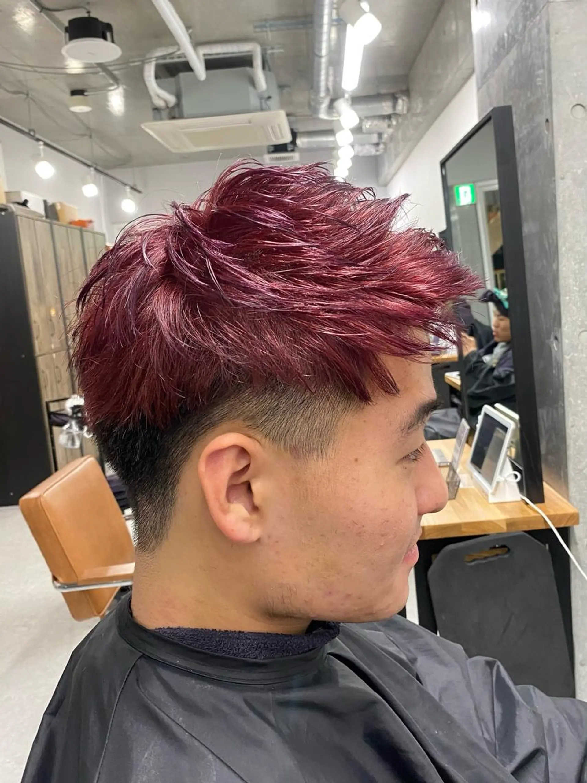 ショート カラー メンズ カット ヘアカラー トリートメント メンズお任せ下さい！ 店長⭐︎小橋のヘアスタイル