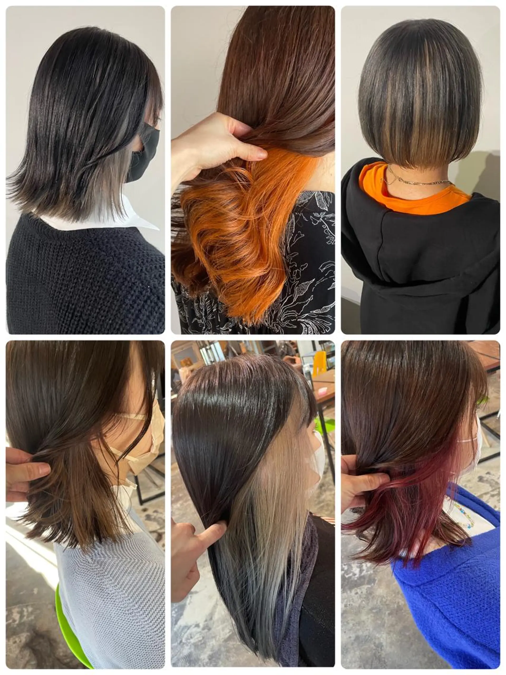 カラー ベージュカラー インナーカラー ボブ ボブインナー La fith hair ray所属・メンズ/パーマ/ ブリーチ/KAITOのヘアスタイル